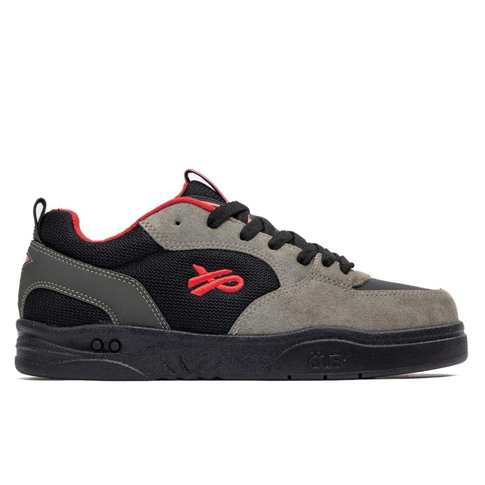 Tênis OUS Fluente Masculino PRT Vermelho Essencial