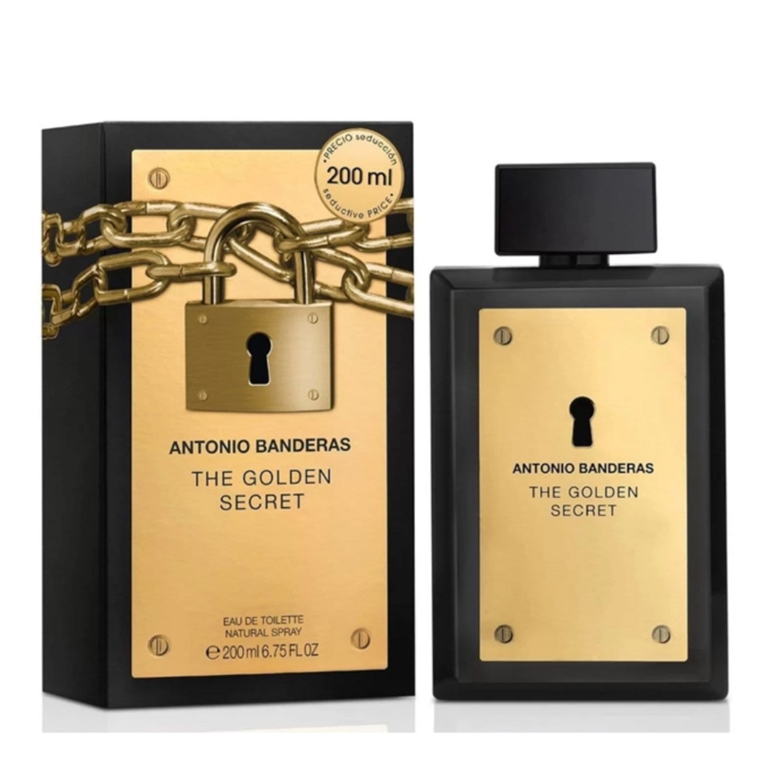 Vista 2 The Golden Secret Masculino Eau de Toilette 200 ml Antonio Banderas incolor