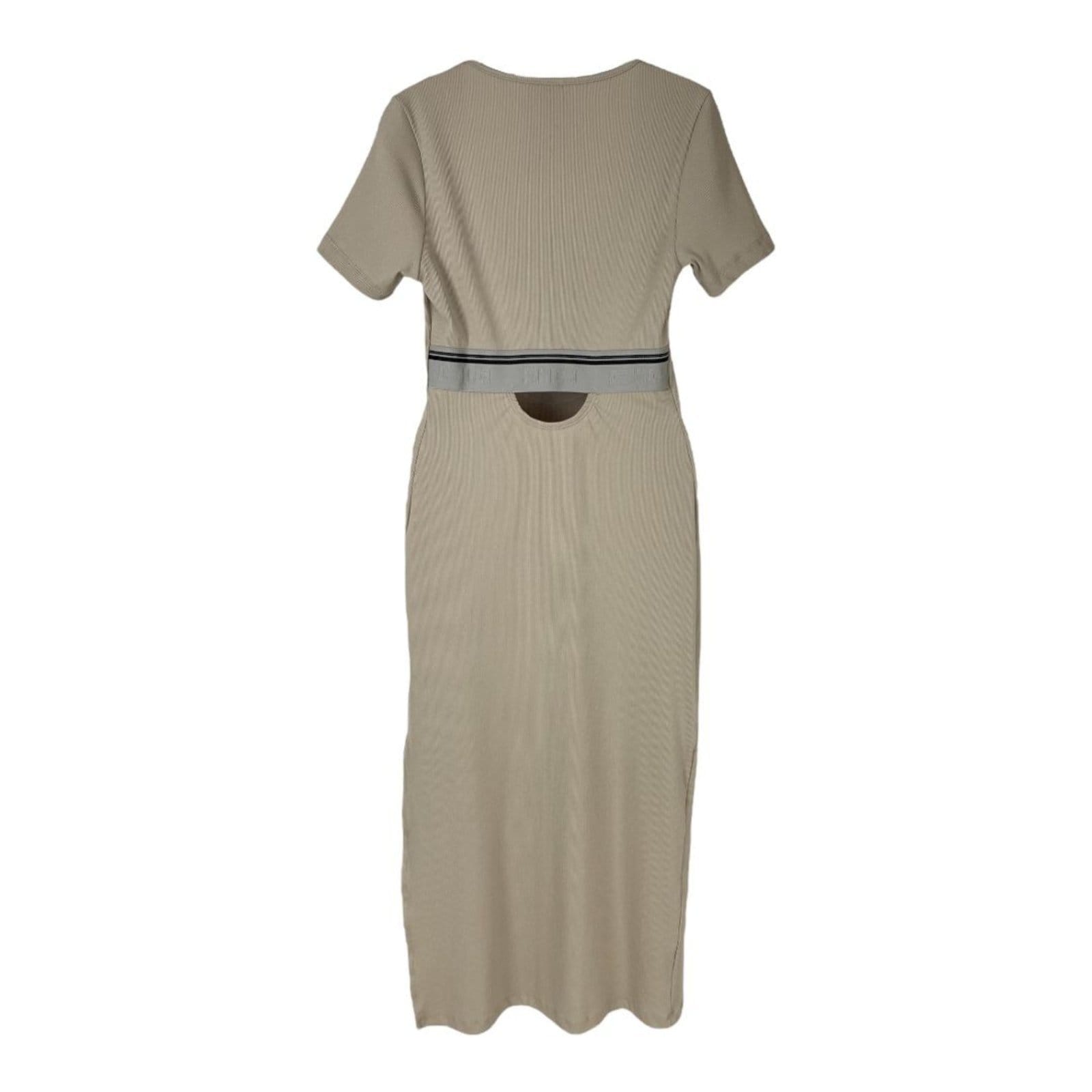 Vista 2 Vestido Canelado Colcci CLC Paper Colcci CLC bege