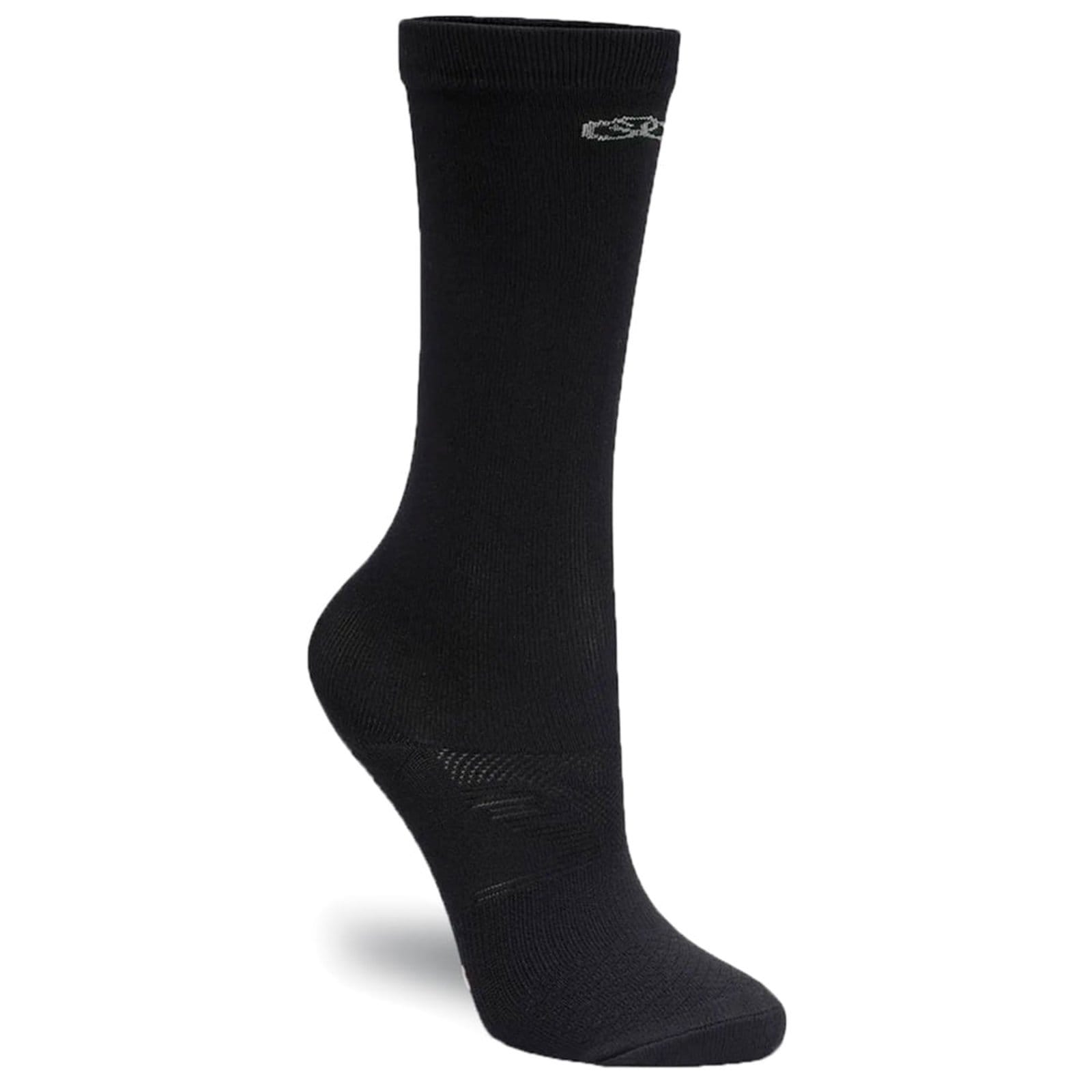 Vista principal Meia Feminina Olympikus Corre Cano édio Cinza OLYMPIKUS preto