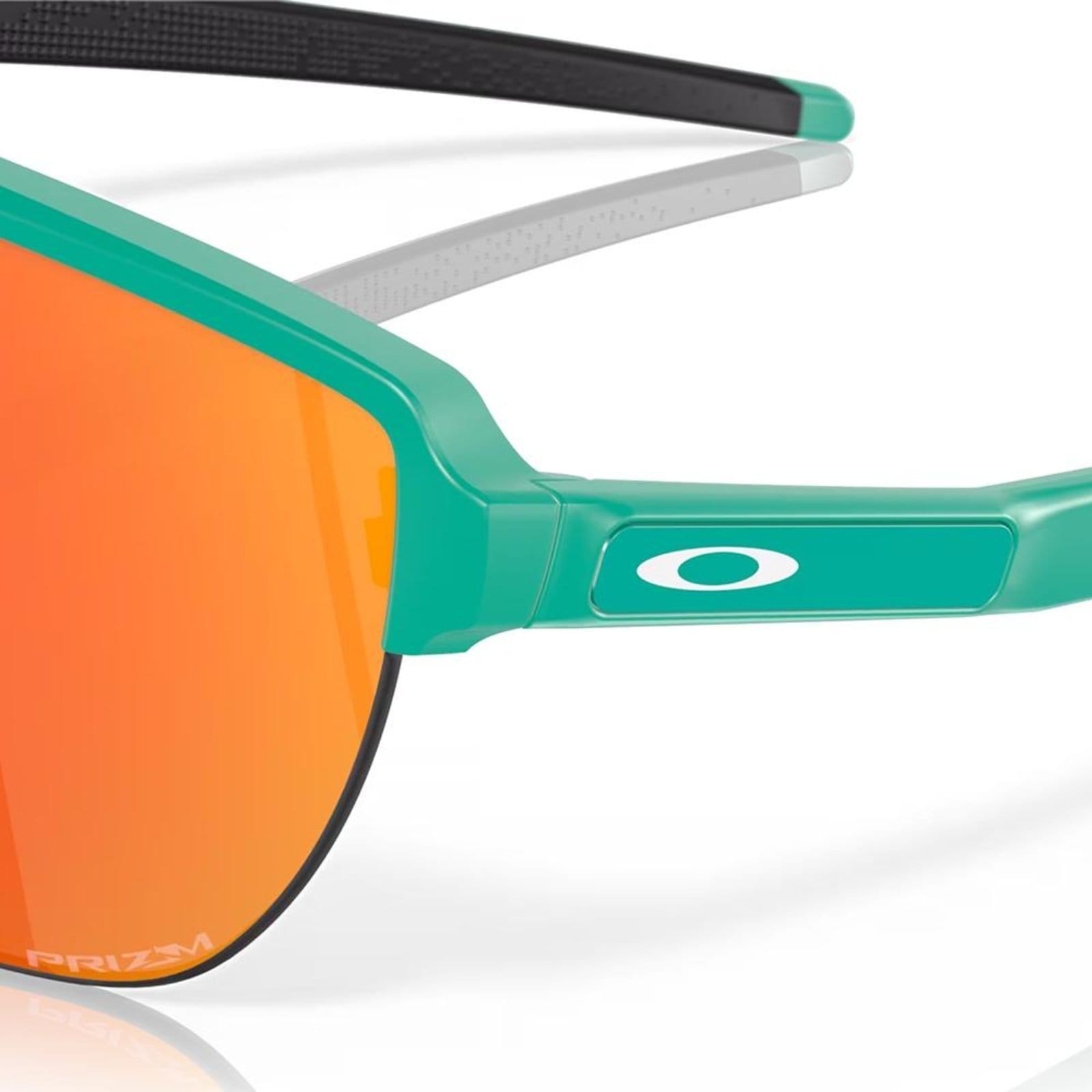 Vista 2 Óculos de Sol Oakley Corridor Matte Celeste Prizm Ruby Oakley laranja celeste