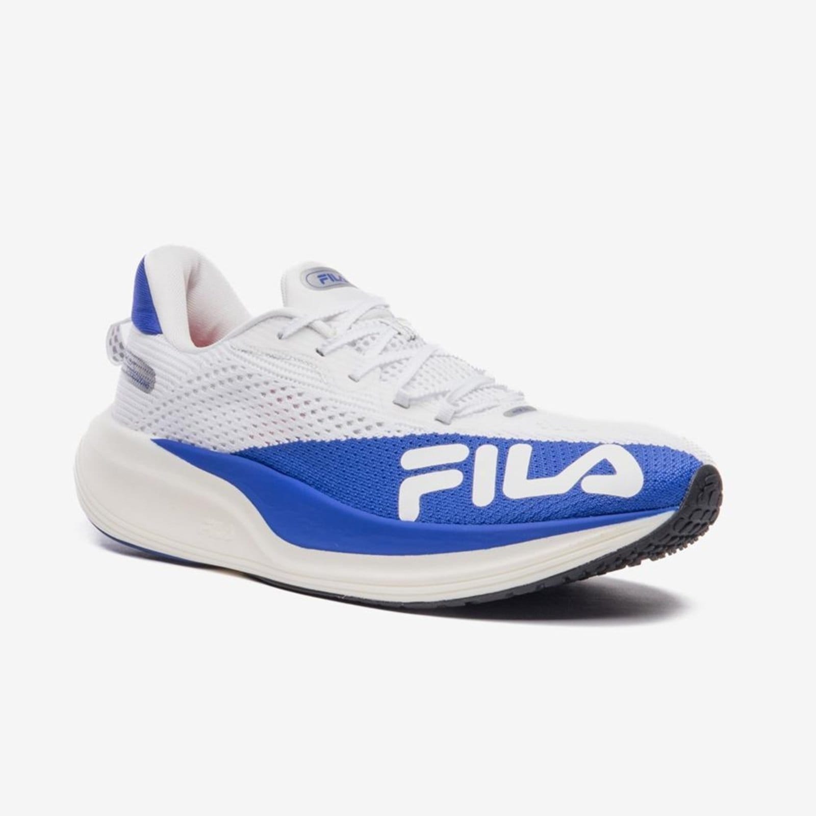 Vista 2 Tênis Masculino Fila Racer Speedzone Corrida Performance Fila branco