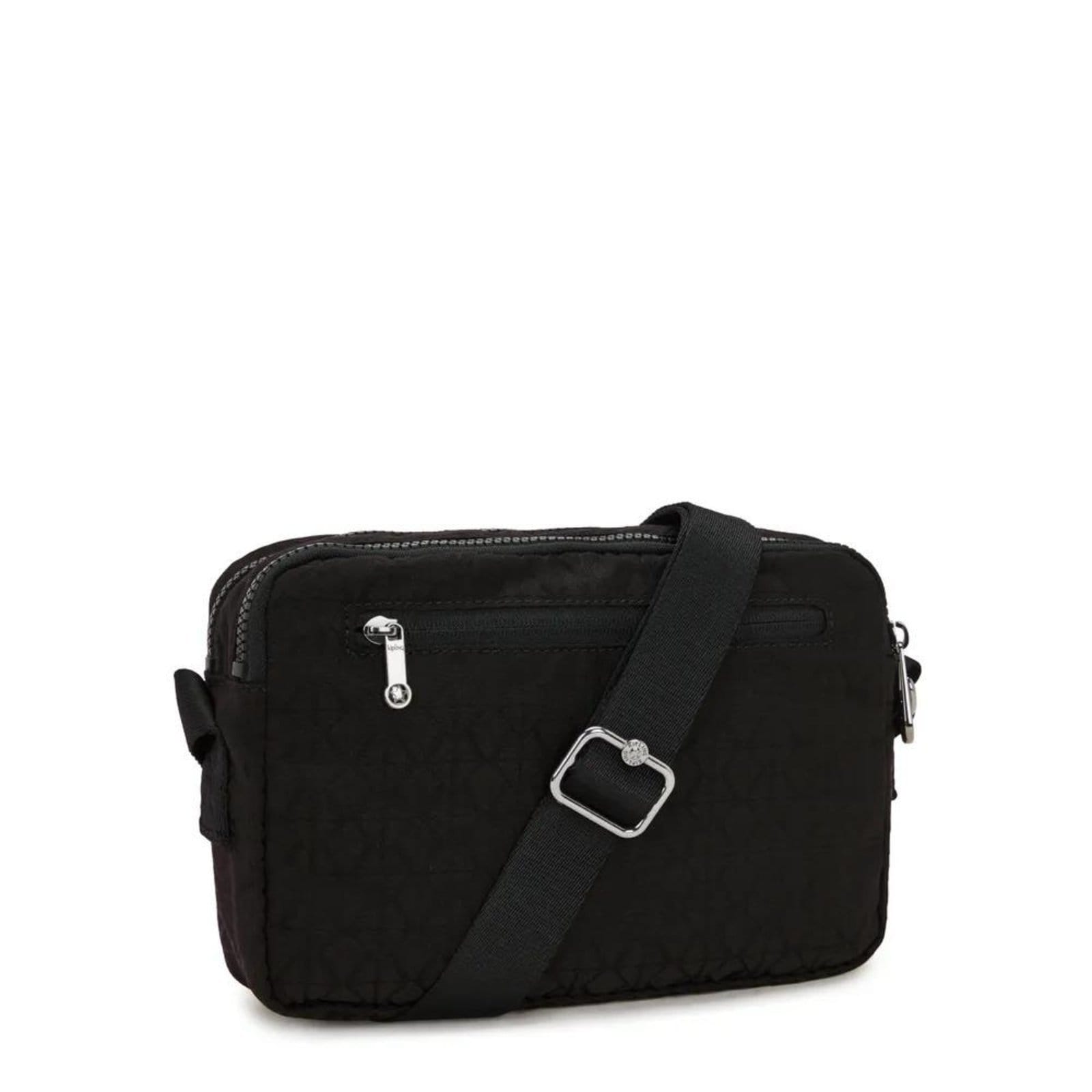 Vista 2 Bolsa Kipling Abanu M Black Sign JQ Kipling preto black