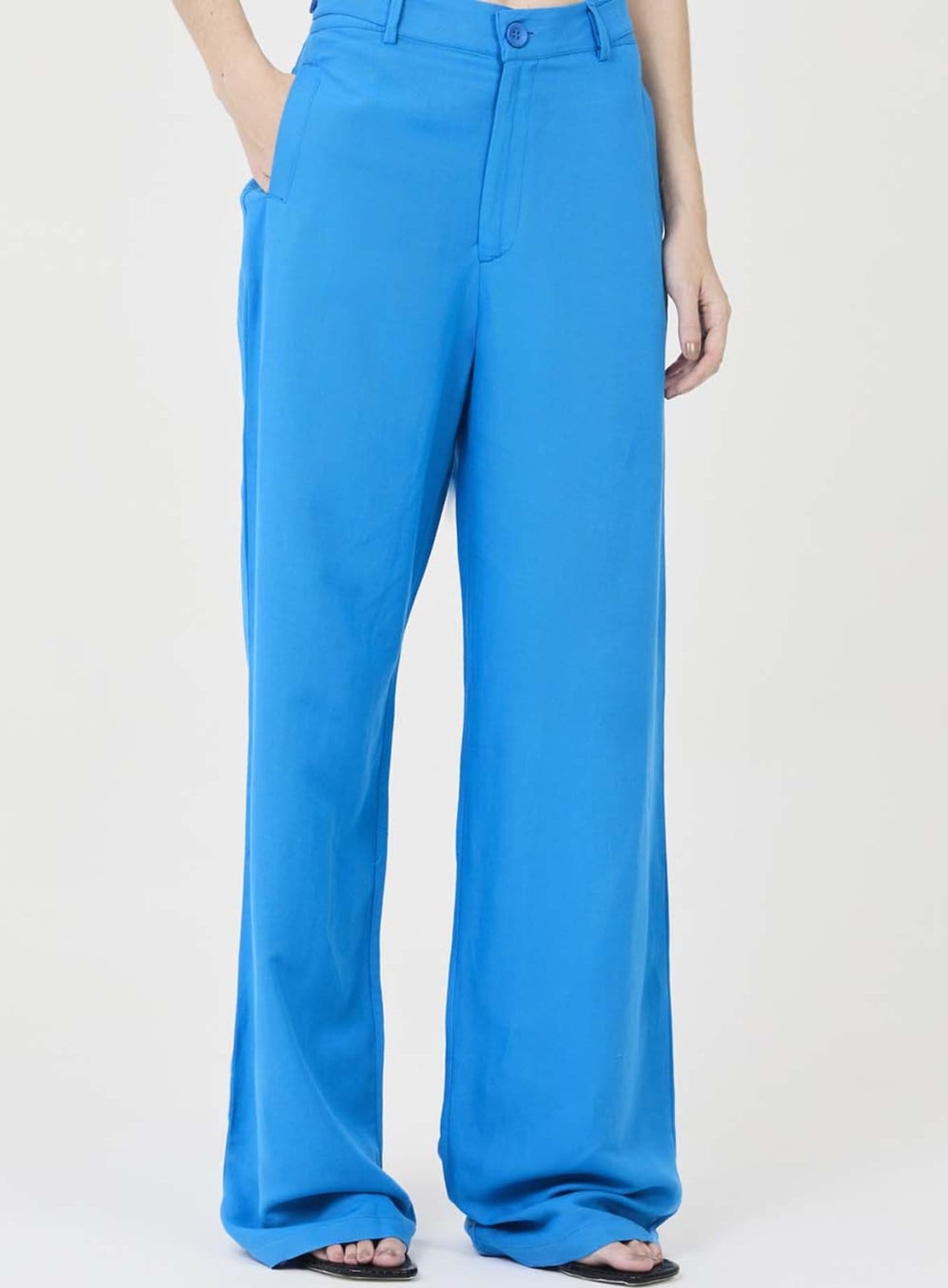 Calça Alfaiataria Reta Wide Leg Média Colcci CLC Sorrento