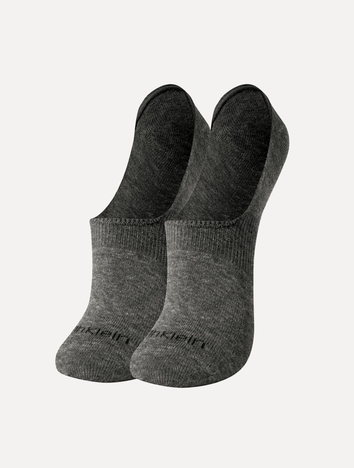 Meia Calvin Klein Invisível C27.01A CK Mescla Kit 2 Pares
