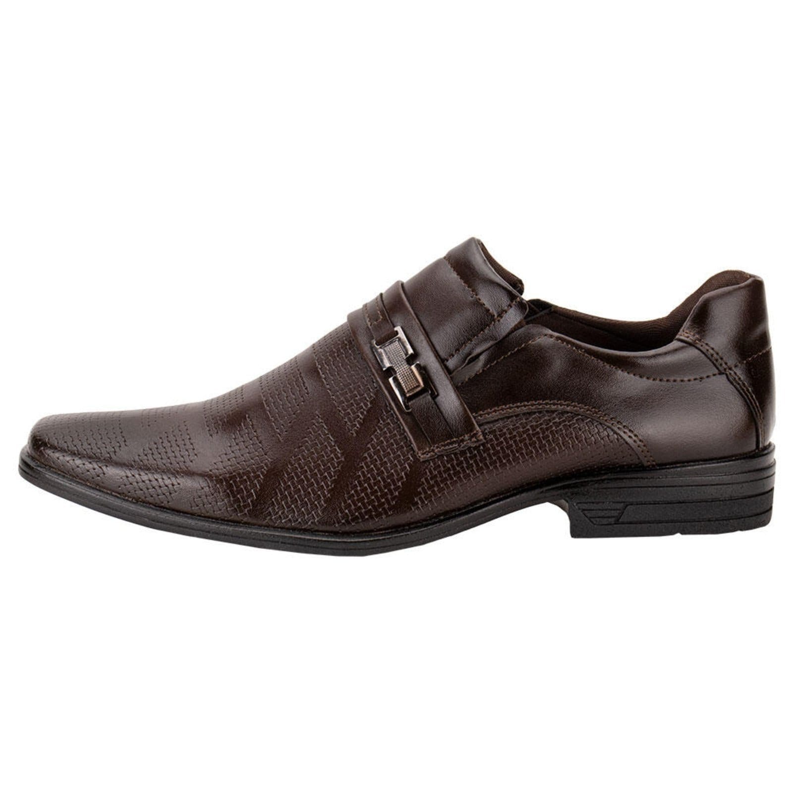 Vista 2 Sapato Masculino Social Bkarellus - Tr081 4770081 Bkarellus café