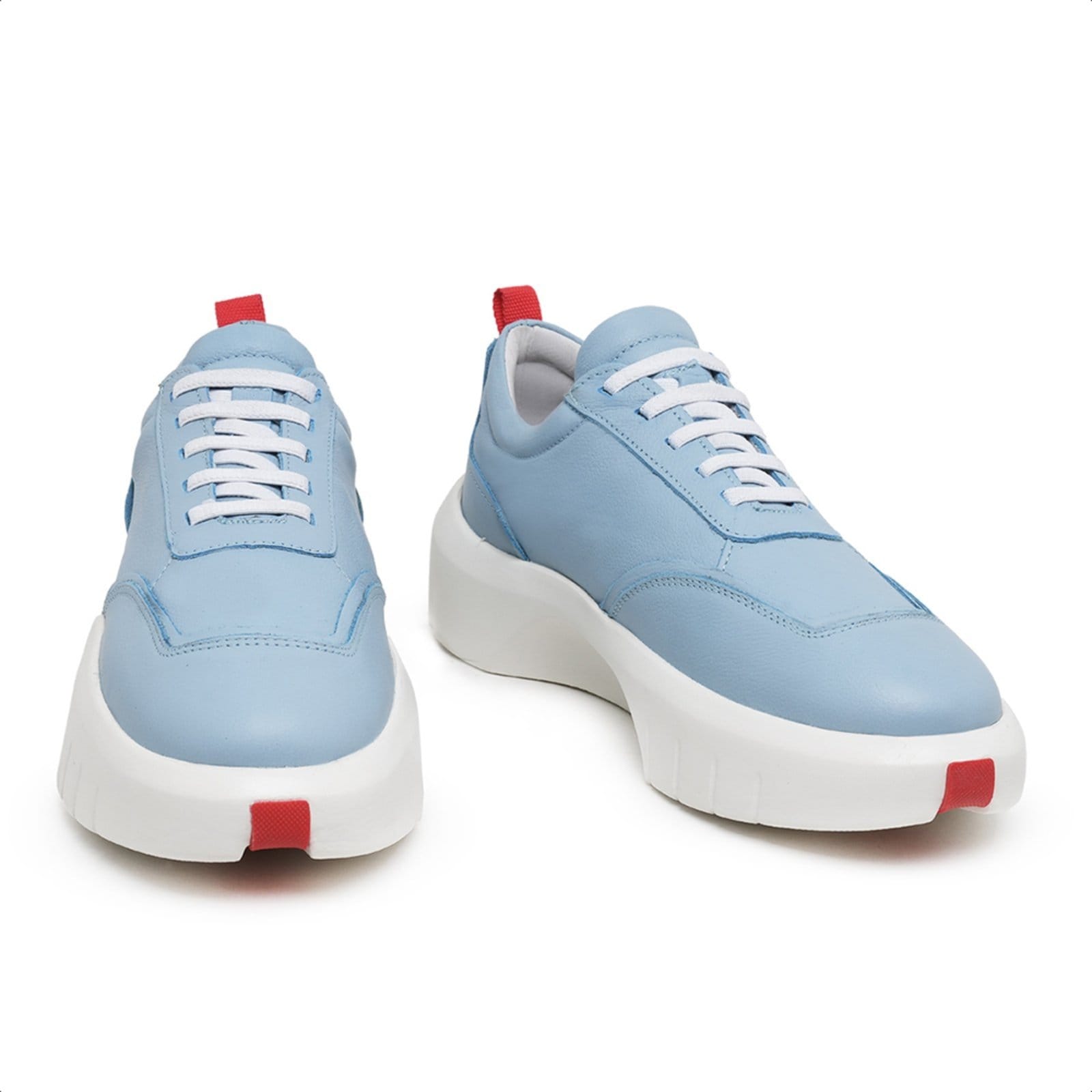 Vista 2 Tênis Casual Masculino Malbork em Couro 22000AZ Malbork azul