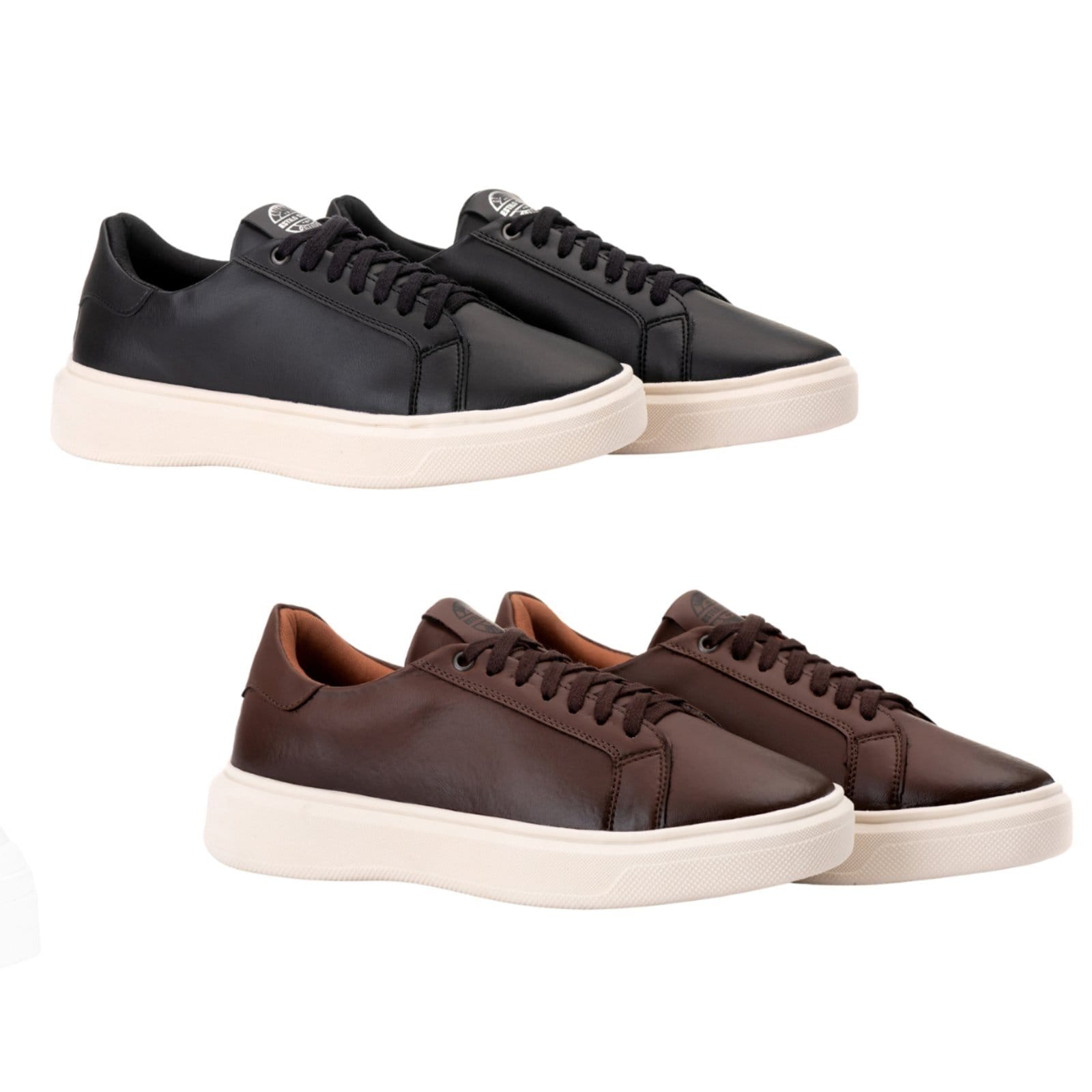 Kit 2 Sapatenis Tenis Casual Masculino +Marrom Original Adulto