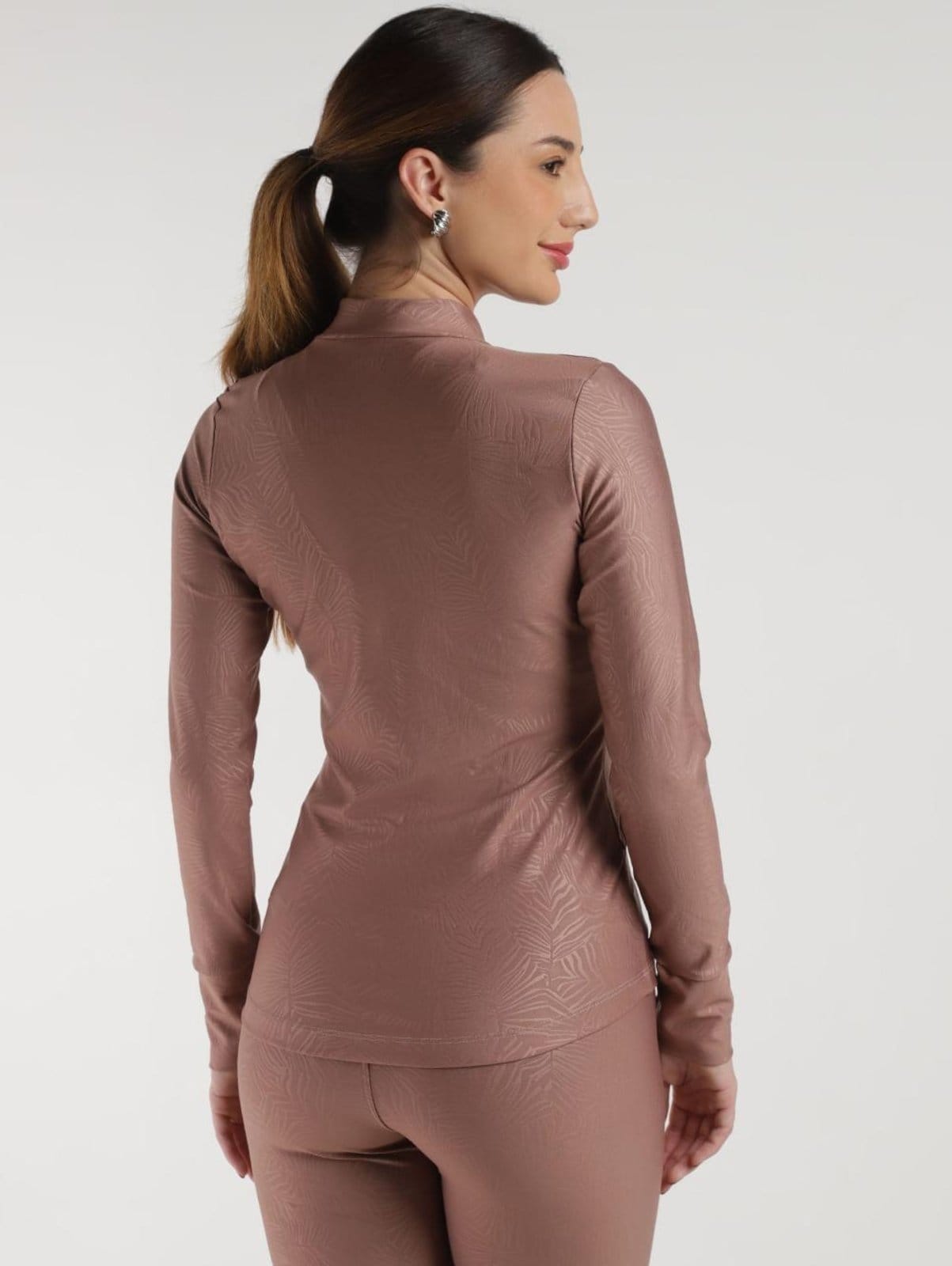 Vista 2 Jaqueta Cirrê Vels Feminina MARROM Vels unico