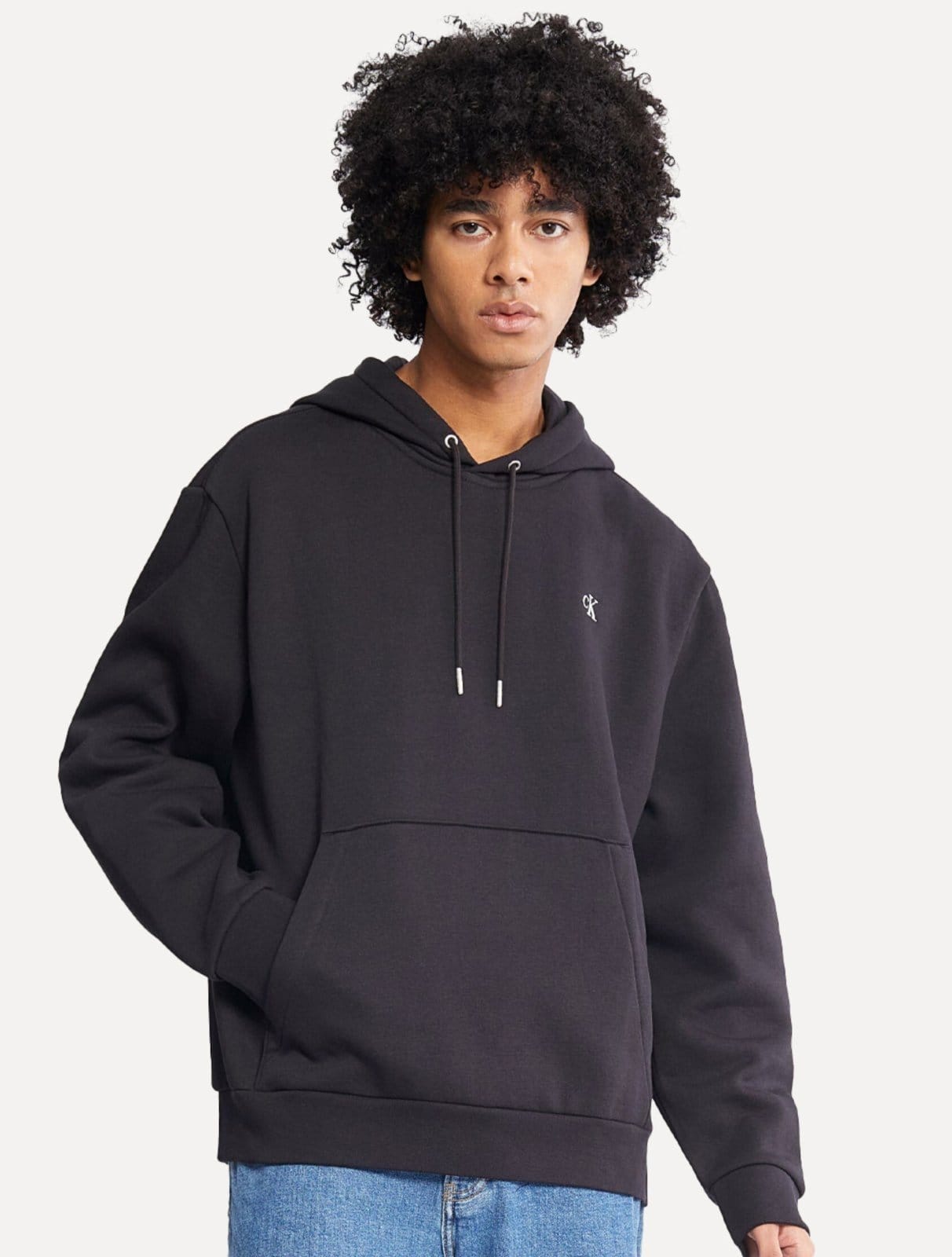Moletom Calvin Klein Masculino Hoodie Fleece CK Logo