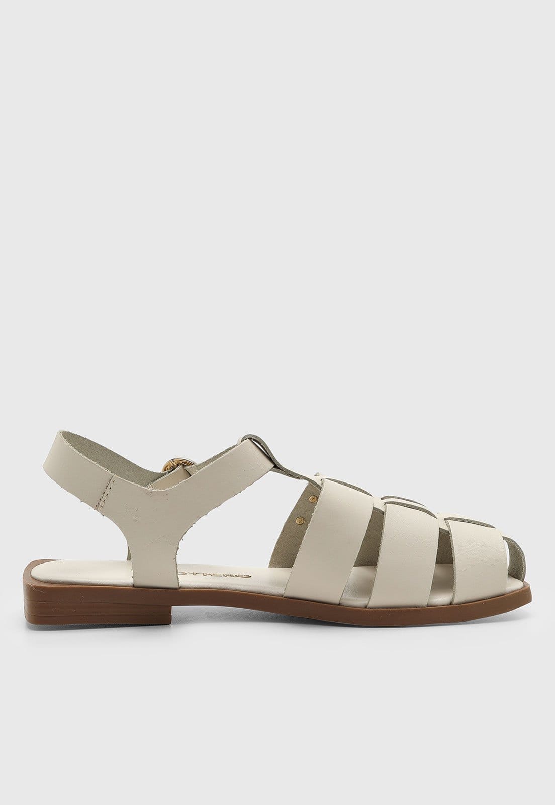 Vista 2 Rasteira Feminina Bottero Tiras Cruzadas Off-White Bottero off-white white