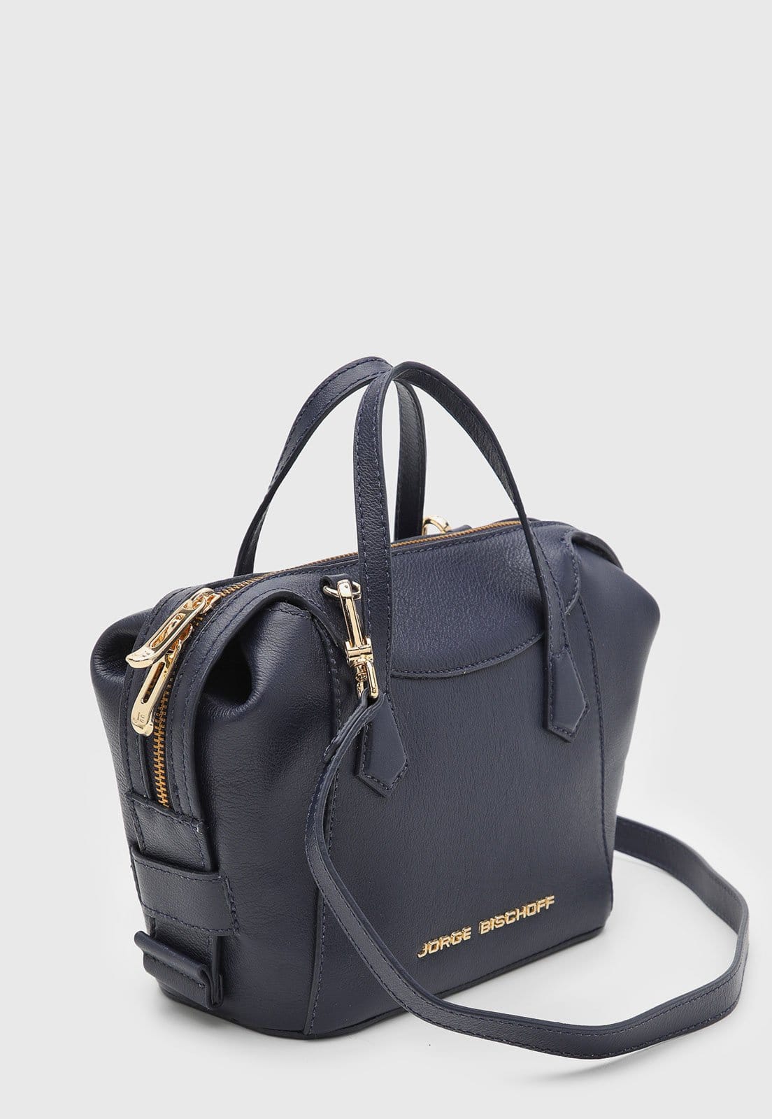 Vista 2 Bolsa Feminina Jorge Bischoff Média Marinho Jorge Bischoff azul