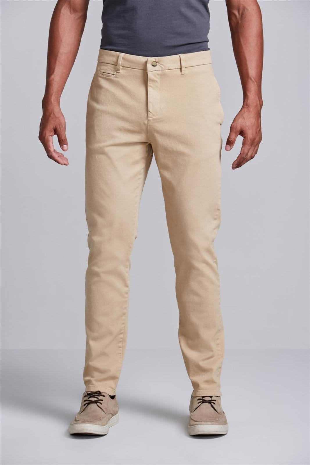 HIGHSTIL Calça Sarja Slim Fit - Khaki