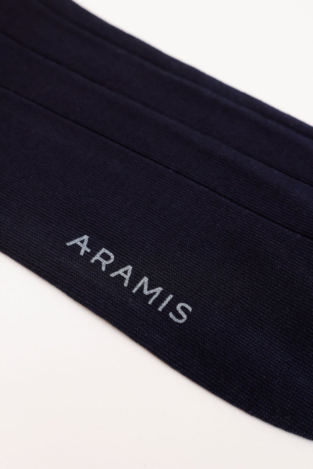 Vista 2 Meia Canelada Algodão Marinho Aramis incolor