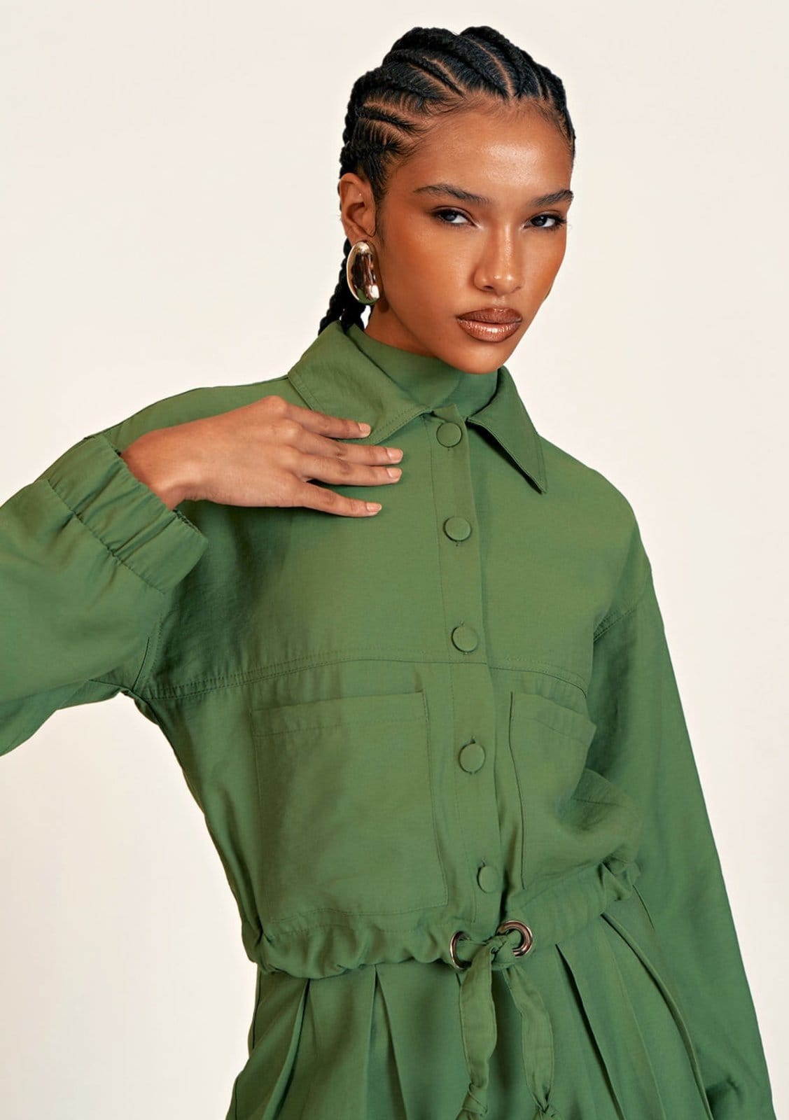 Jaqueta Zinco Reta Com Botão