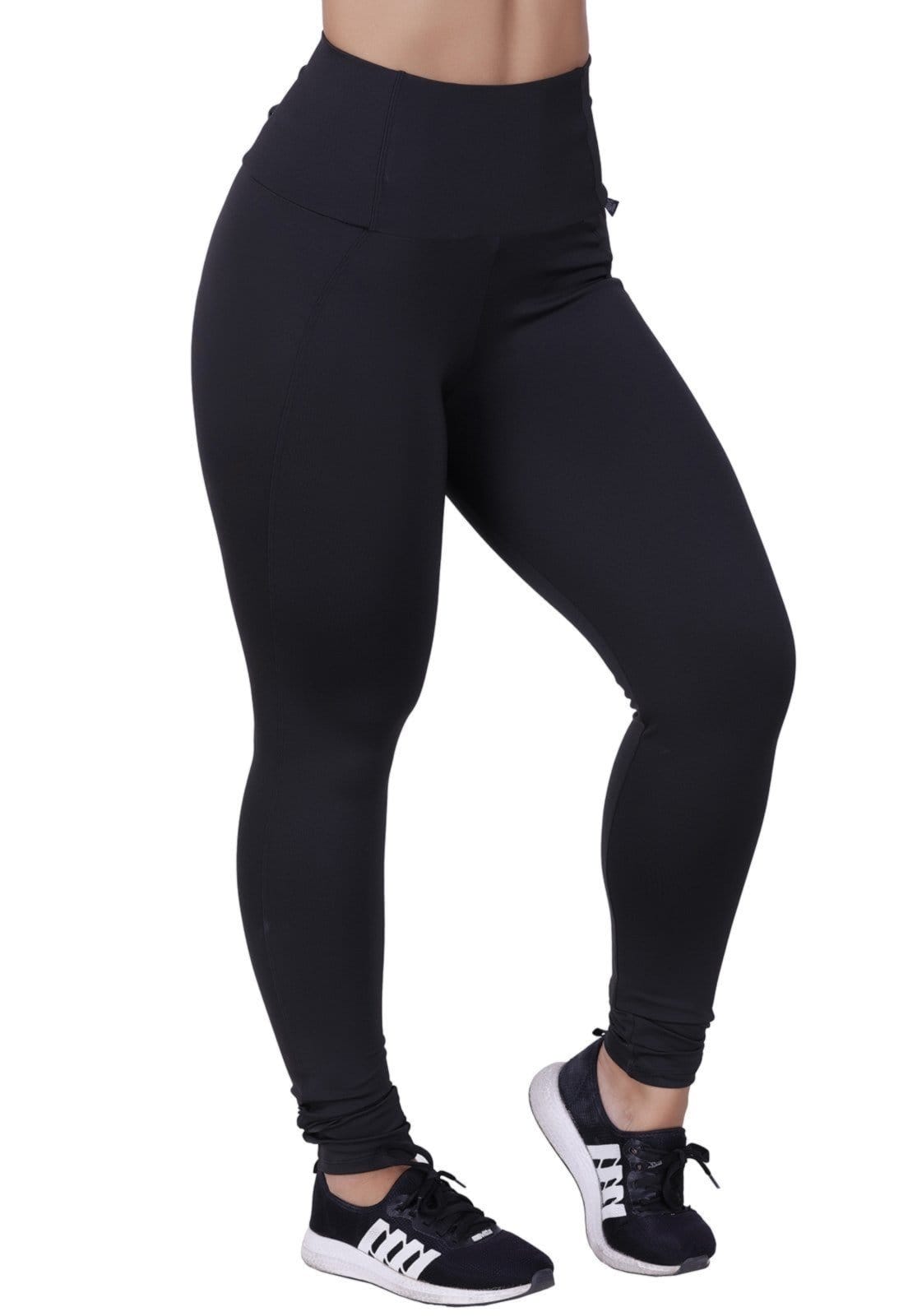 Vista 2 Calça Legging Com Cos Alto St Madame preto