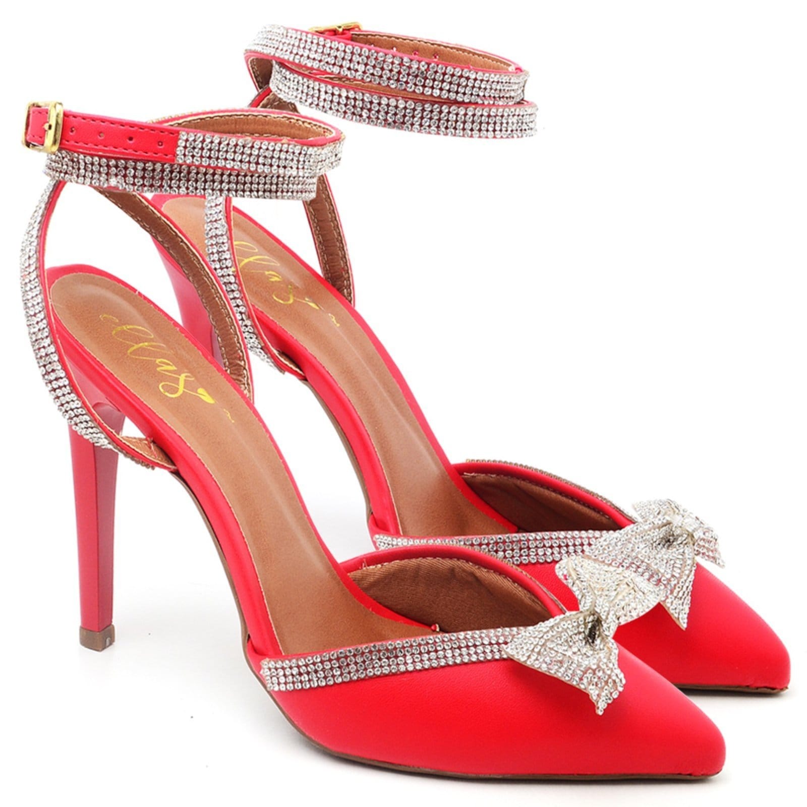 Scarpin Salto Alto com Strass Napa Ella's