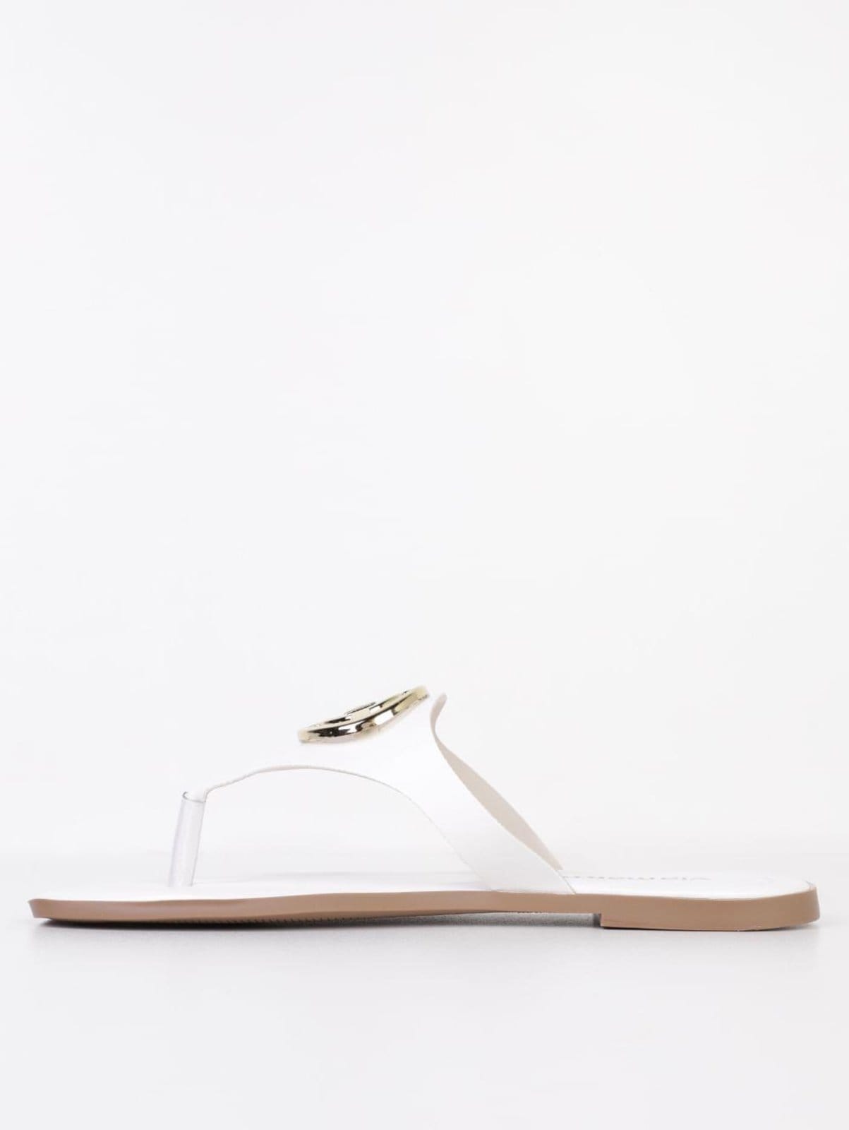 Vista 2 Rasteira Via Marte Feminina VIA MARTE branco