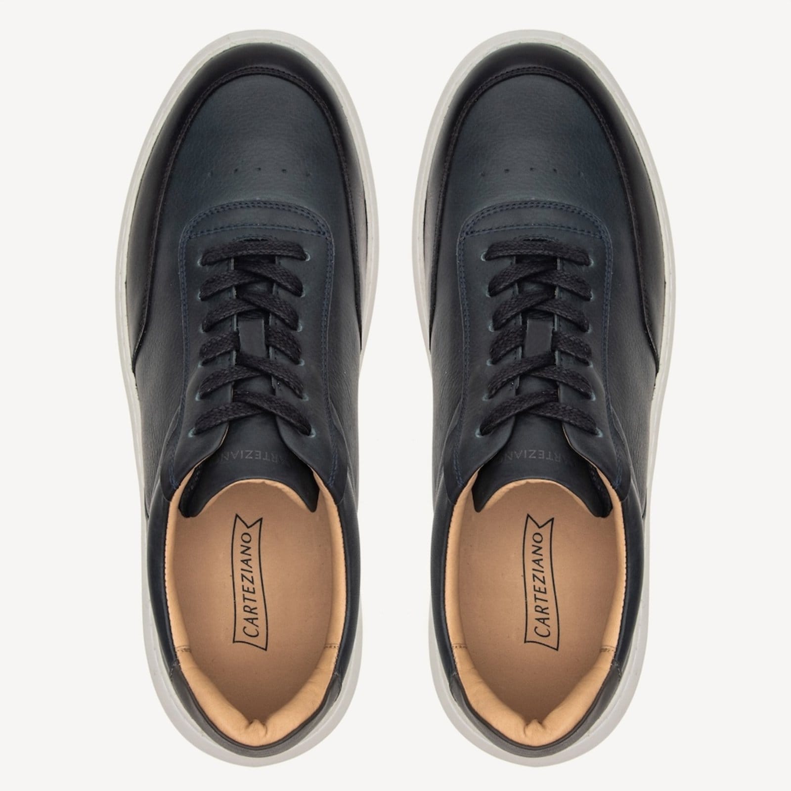 Vista 2 Tênis Masculino em Couro Marlin Azul Carteziano azul marinho