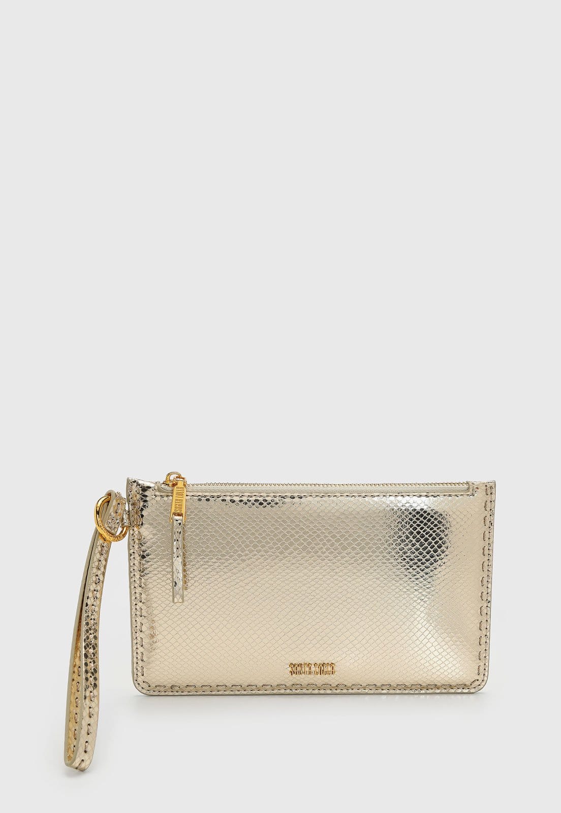 Bolsa Feminina Santa Lolla Texturizada Dourada