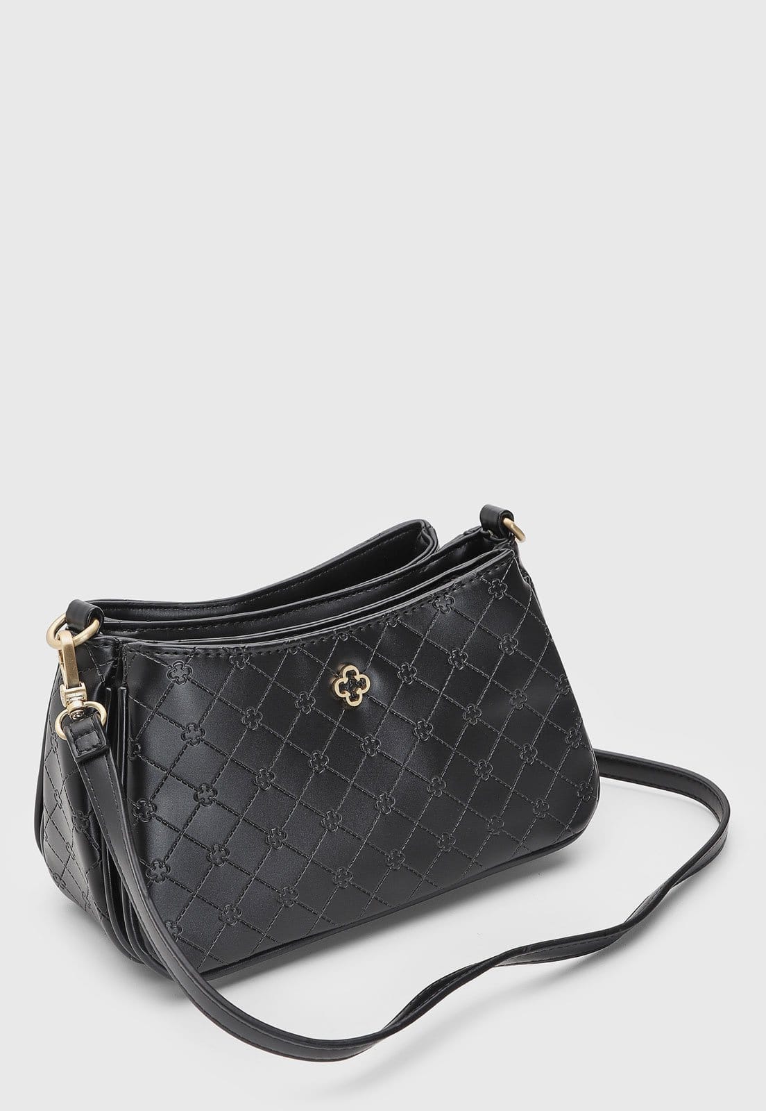 Vista 2 Bolsa Média Capodarte Matelassê Preta Capodarte preto