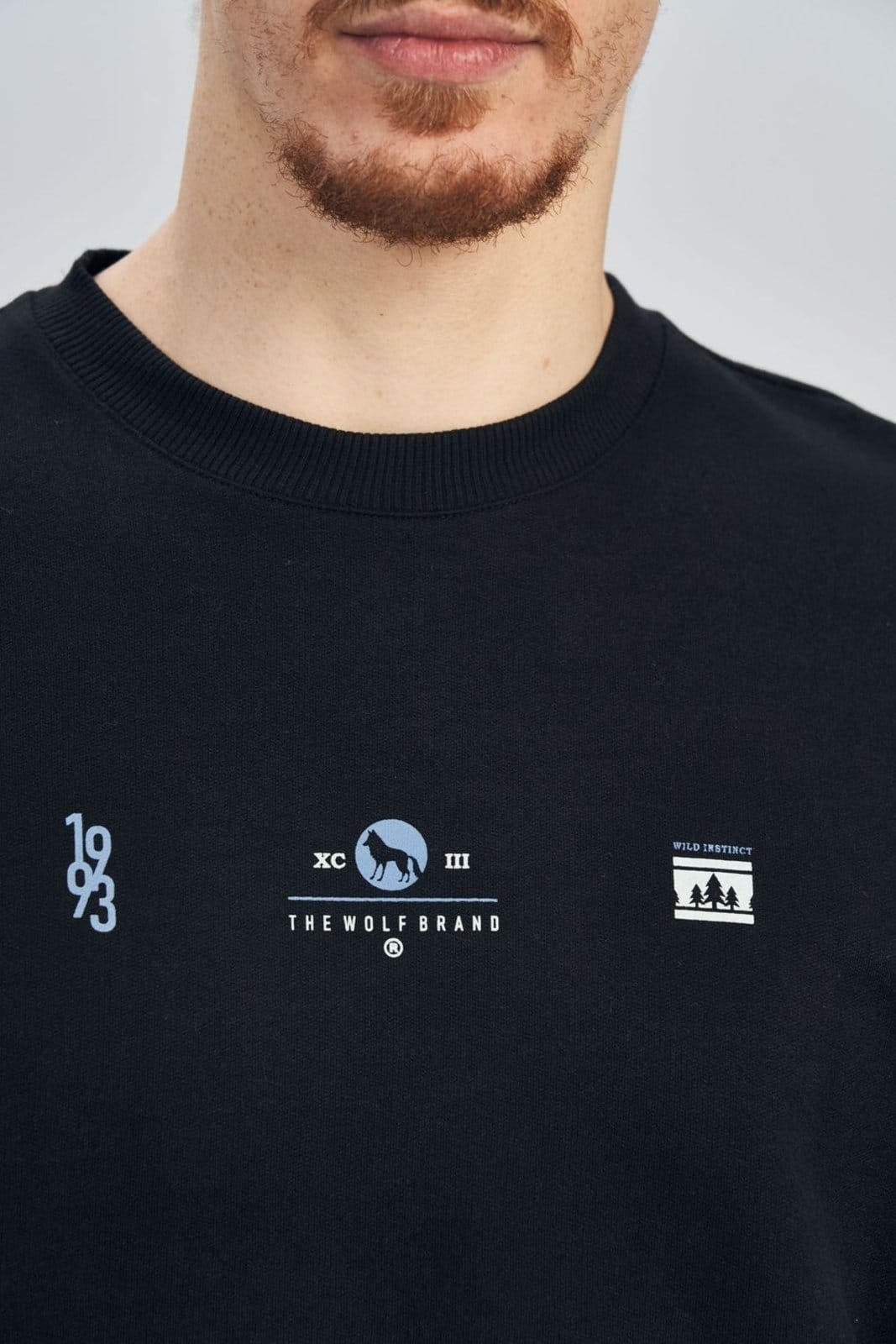 Vista 2 Blusão Moletom XC Masculino Acostamento ACOSTAMENTO MASCULINO preto