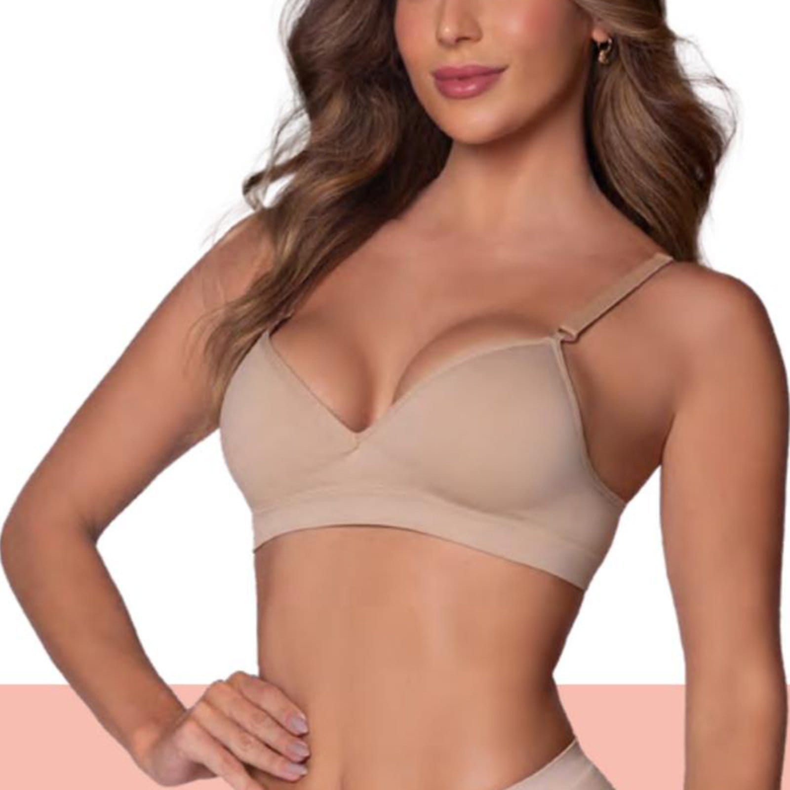 Sutiã Feminino Bojo Não Removível Sem Costura Selene 20500 Chocolate