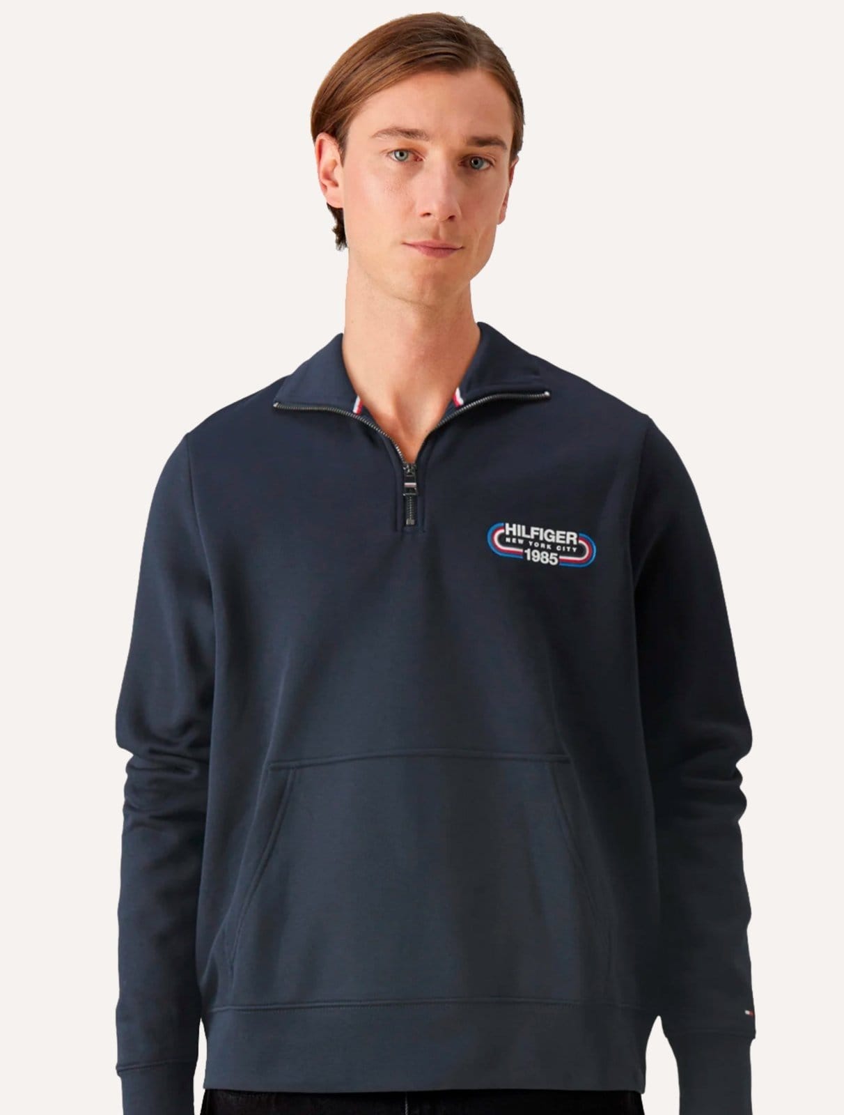 Moletom Tommy Hilfiger Masculino Track Graphic Half Zip