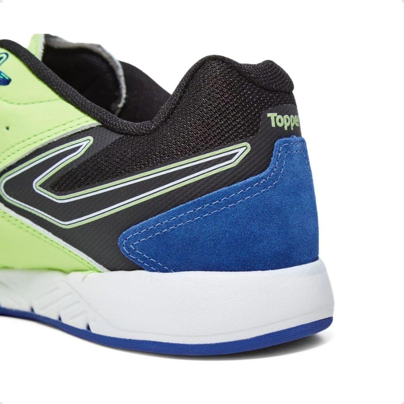 Vista 2 Chuteira Indoor Masculina Topper Dominator Pro E Azul Topper verde