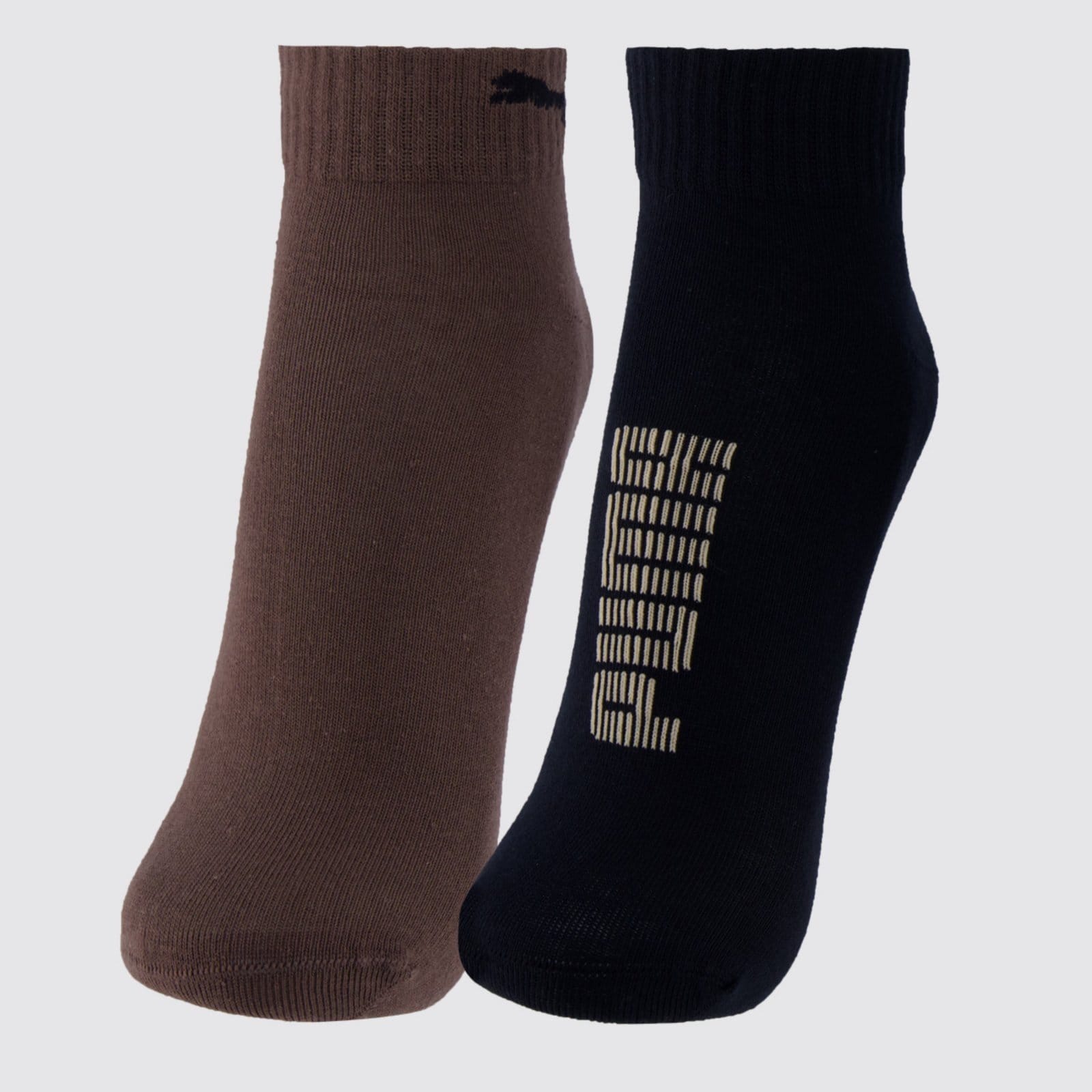 Kit Meia Puma Cano Baixo 2 Pares Preta e