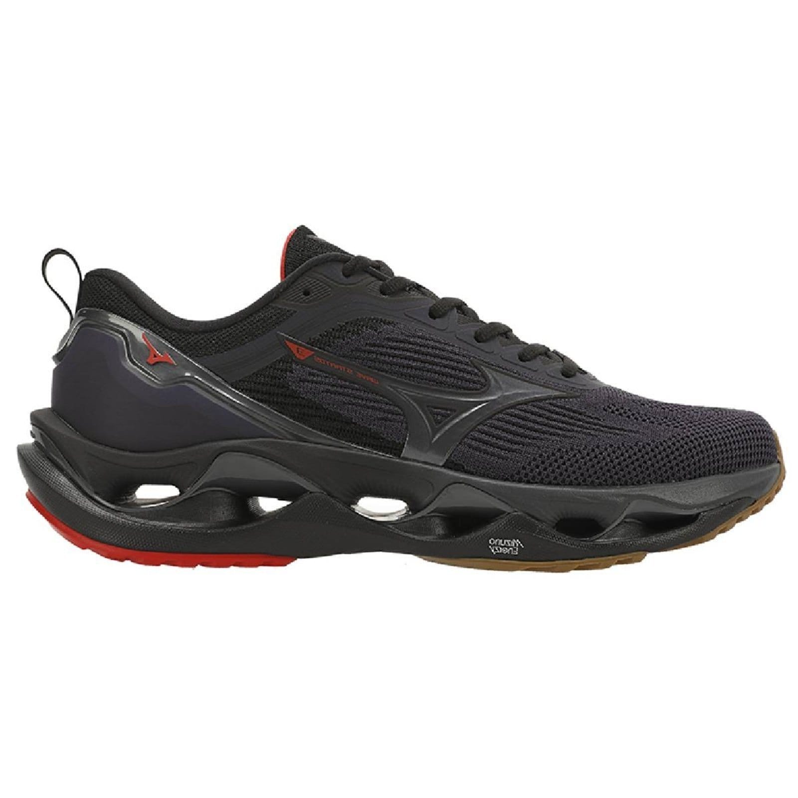 Tênis Mizuno Wave Stratos 3 - Masculino - Marinho-Vermelho