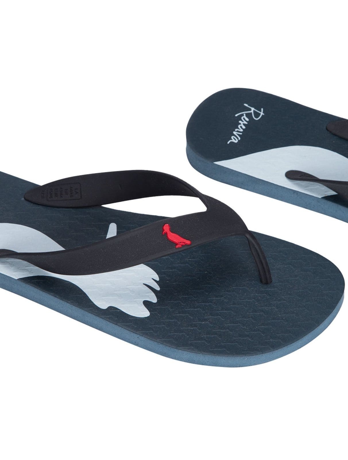 Vista 2 Chinelo Reserva Masculino Trancoso Woodpecker Marinho Reserva preto