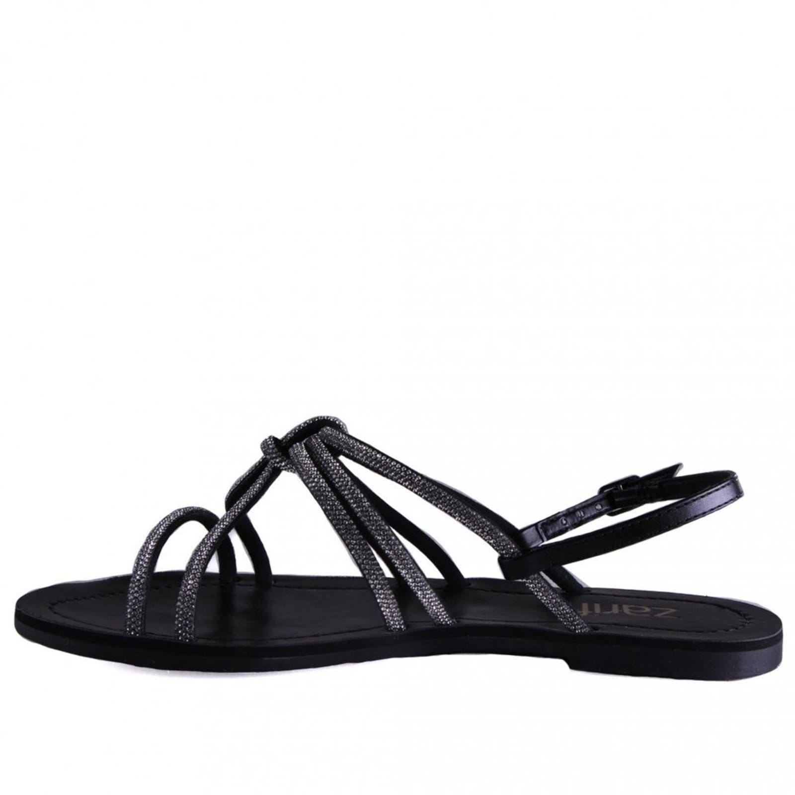 Vista 2 Sandália Feminina Zariff 2419 Zariff Zariff preto