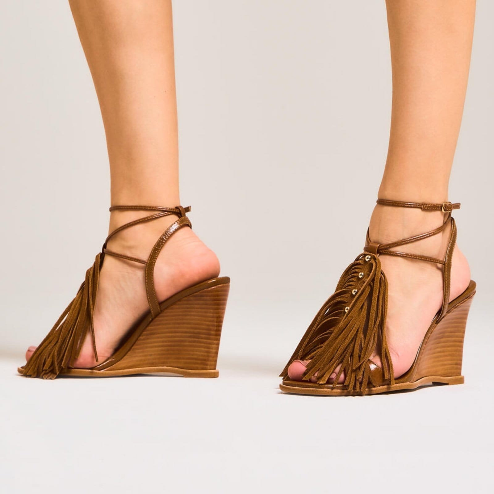 Vista 2 Sandália Couro Salto Alto Cecconello 2890001-2 Cecconello marrom