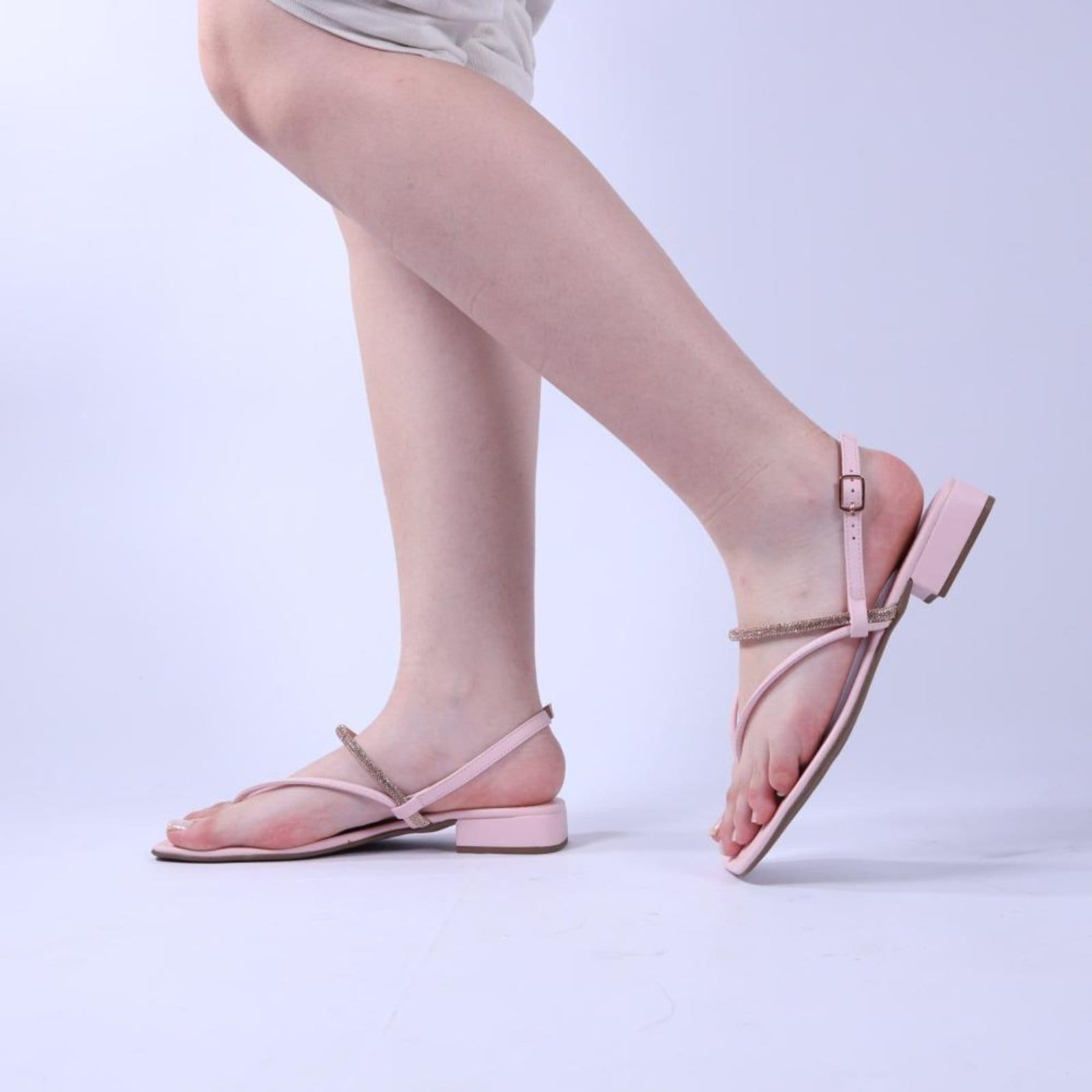 Vista 2 Sandália Feminina Zariff 5014094 Nude Incolor Zariff incolor nude