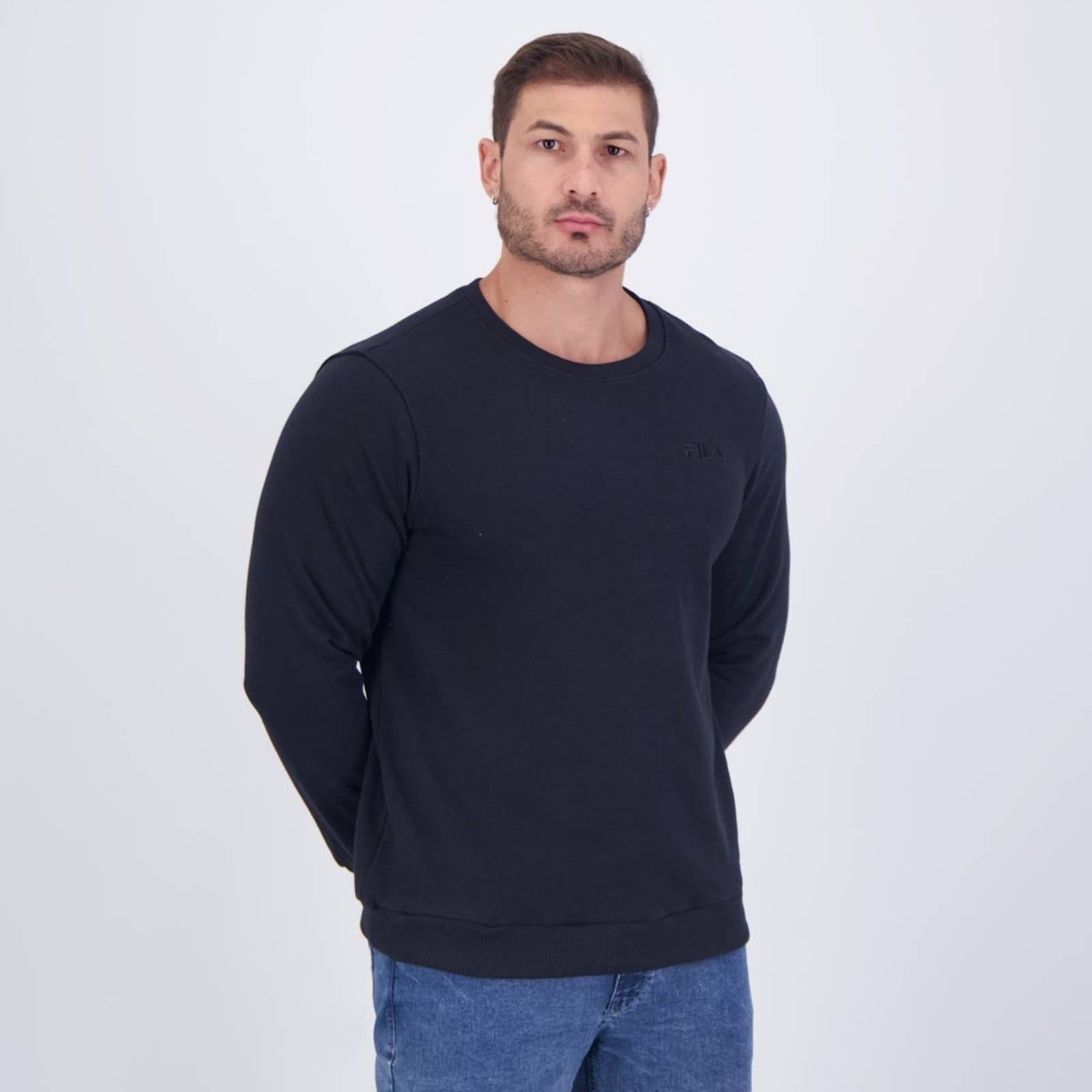 Vista 2 Moletom Fila Confort Classic Fila preto