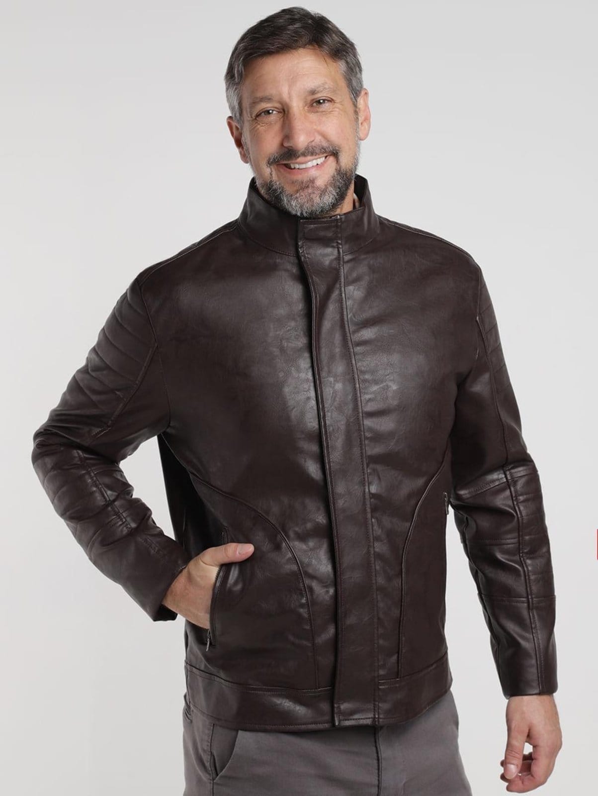 Jaqueta PU Vels Masculina