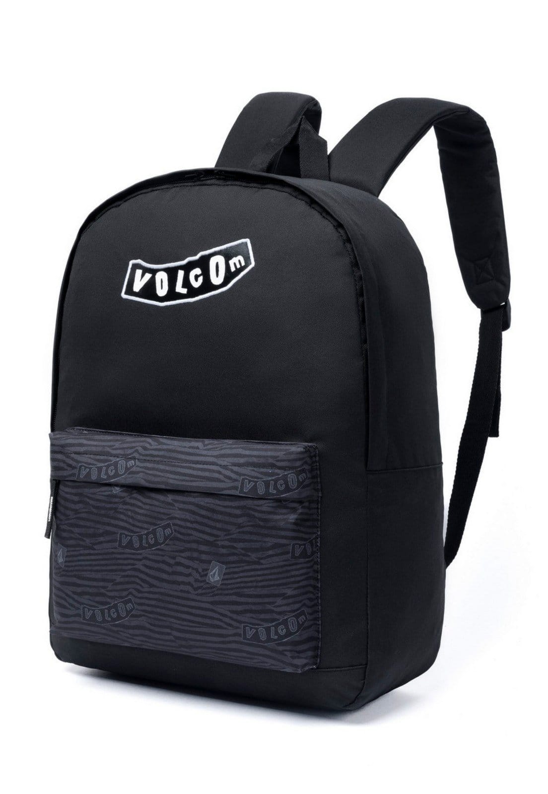 Vista 2 Mochila Volcom Escolar Universitária Resistente Moderna Notebook Volcom preto