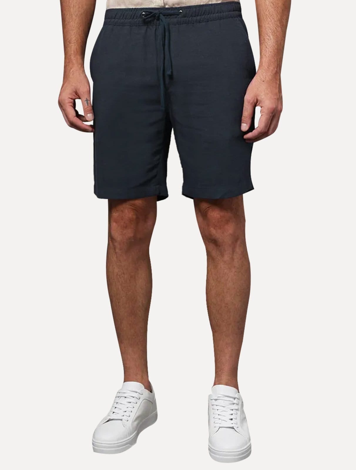 Bermuda Calvin Klein Masculina Essentials Linho