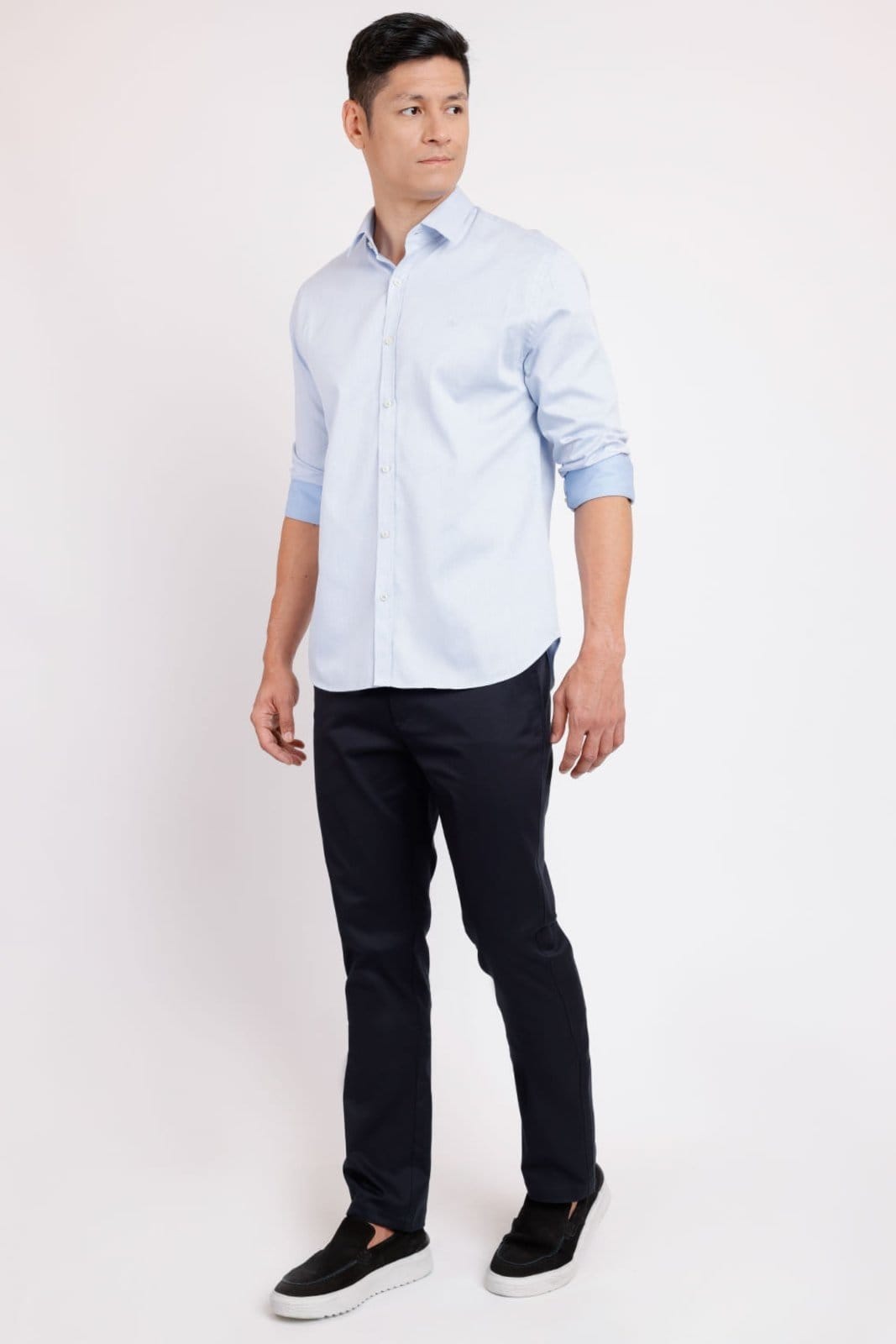 Vista 2 Calça Aramis Chino Moovex Marinho Aramis incolor