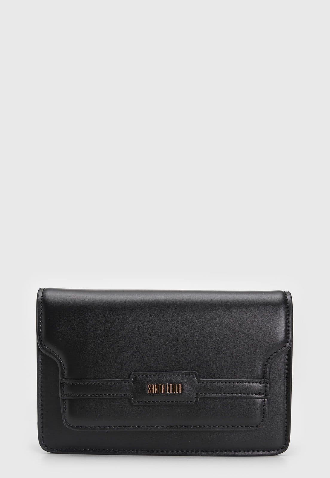 Bolsa Tiracolo Santa Lolla Alça Corrente Preta
