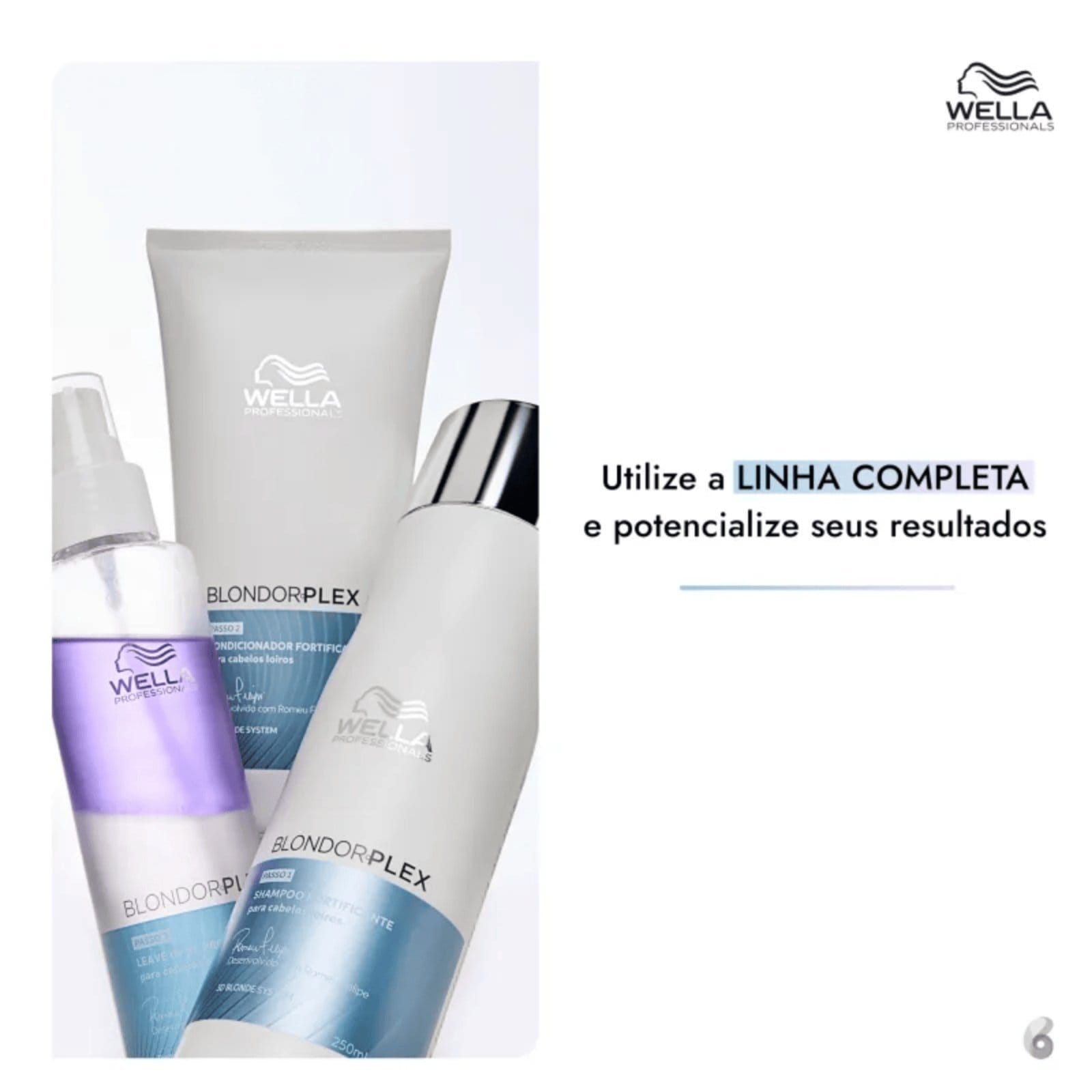 Vista 2 Wella Professionals Blondorplex - Leave-In Bifásico Antifrizz 145Ml Wella unico