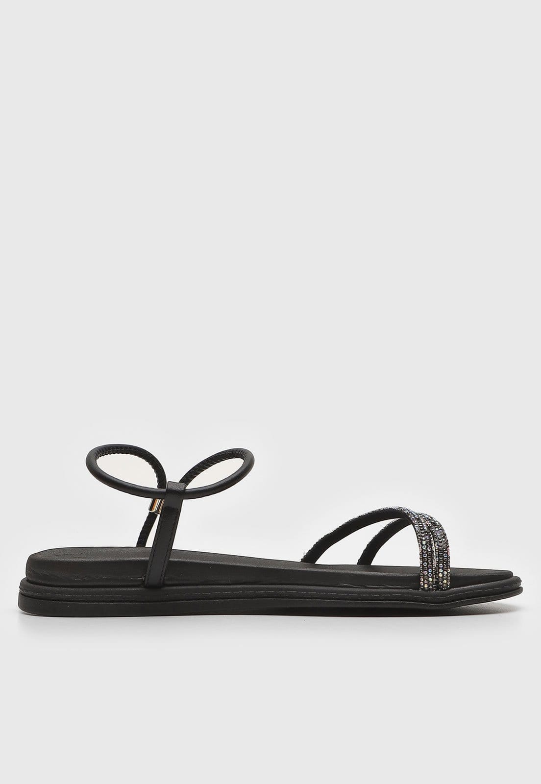 Vista 2 Sandália Beira Rio Tira Hotfix Preta BEIRA RIO preto