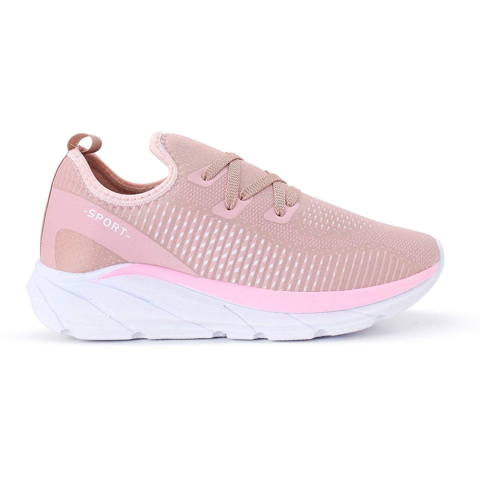 Vista 2 Tenis Meia Feminino Esportivo Treino Academia Light Sport + Relogio CALCADOS LGHT LIGHT nude