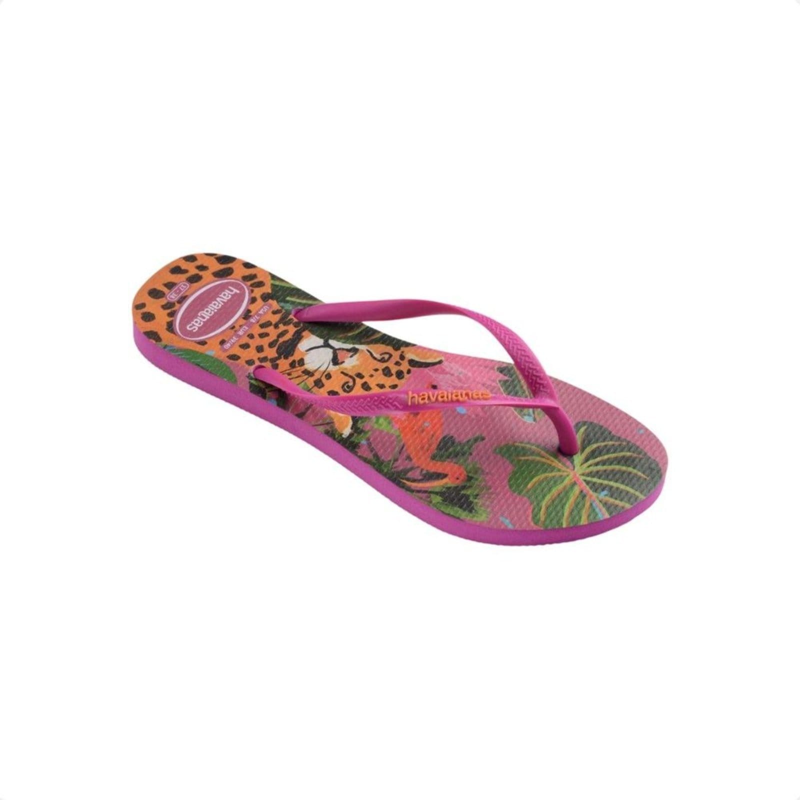 Vista 2 Chinelo Feminino Dedo Havaianas Slim Summer Bliss Havaianas verde