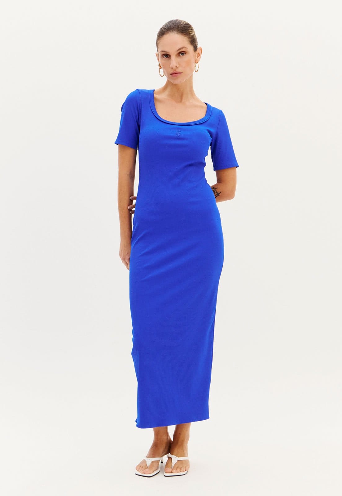 Vestido Feminino Lança Perfume Super Midi Decote U