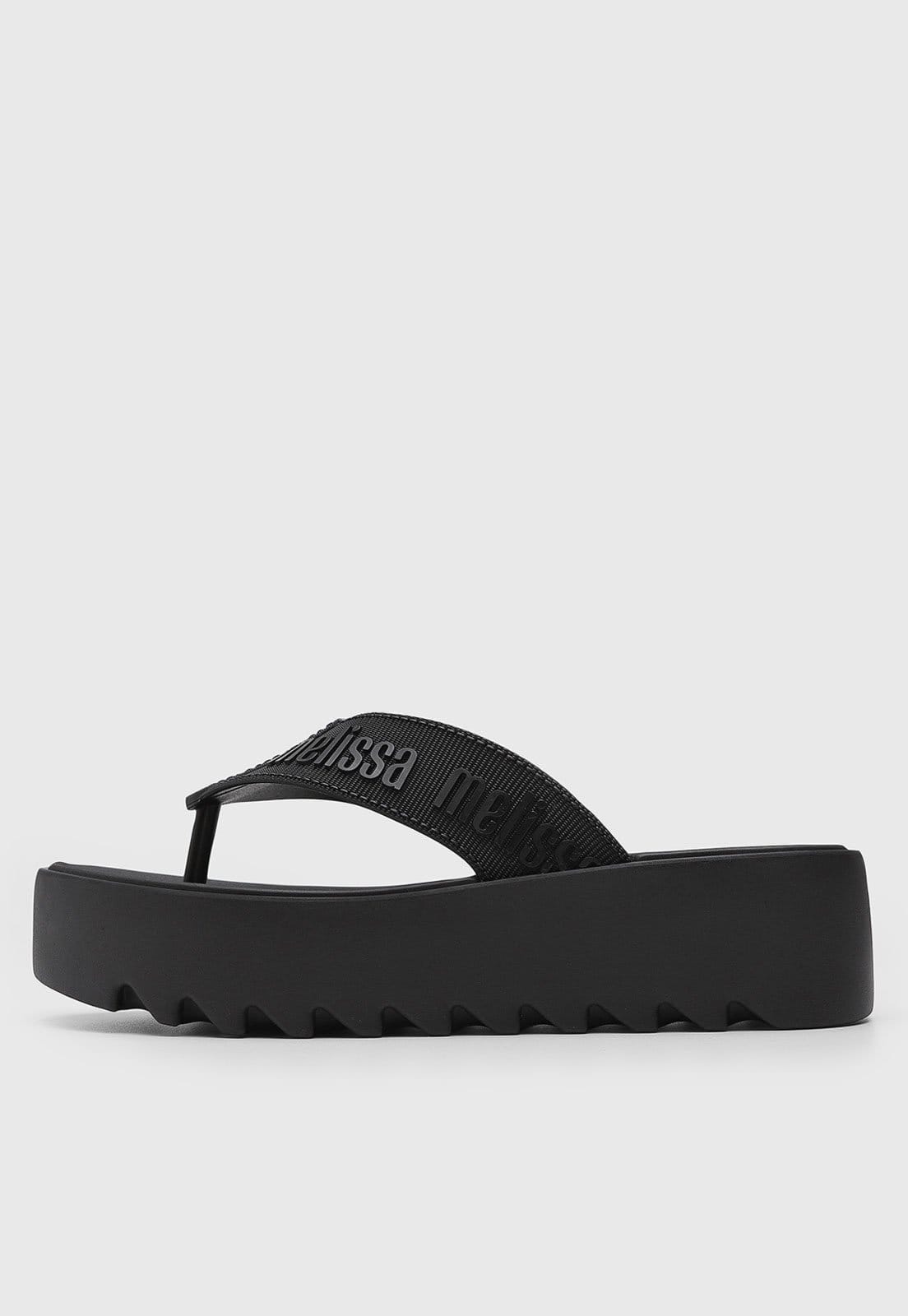 Sandália Feminina Melissa Plataforma Preta