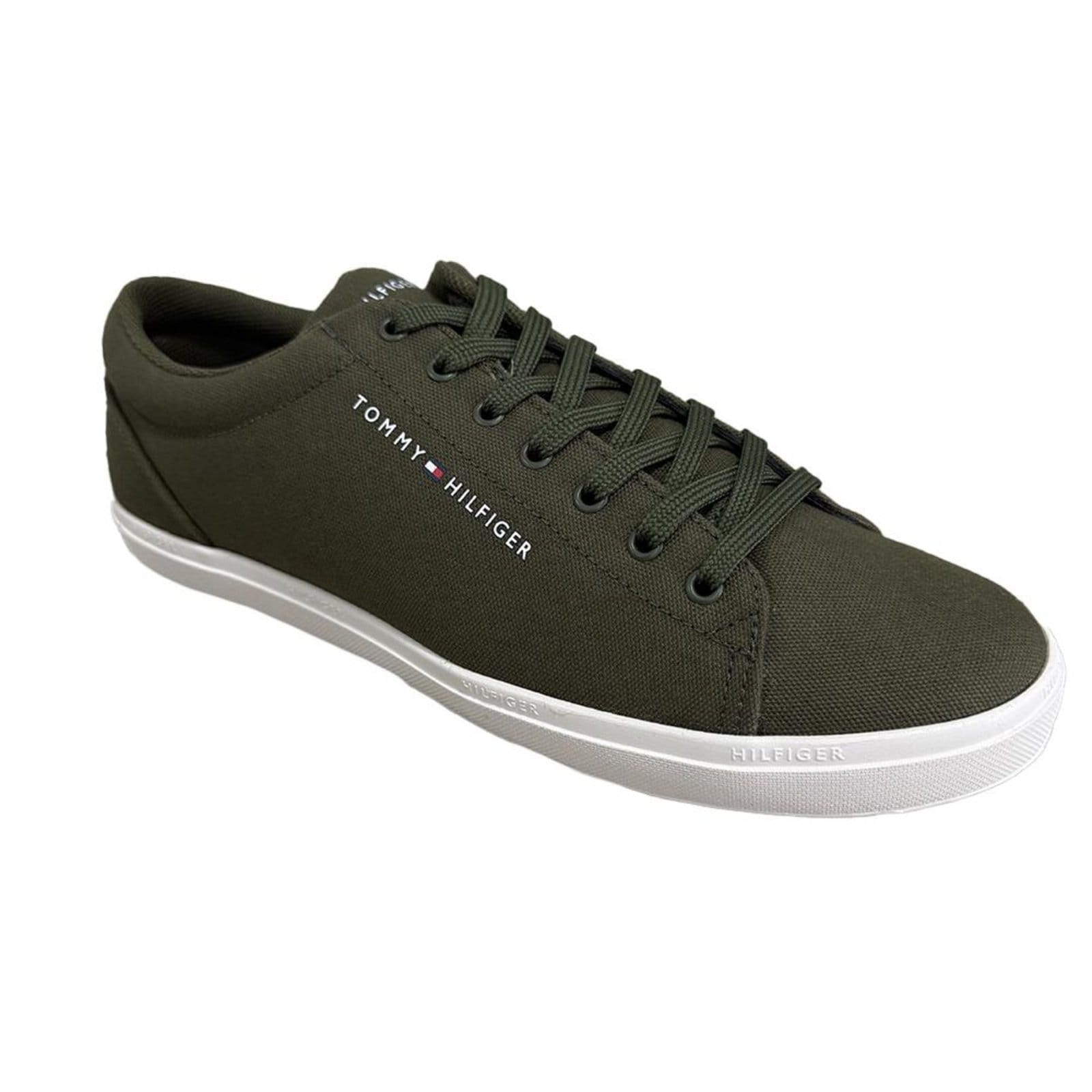 Vista 2 Tênis Tommy Hilfiger SRF Harrison 7D Masculino Army Green Tommy Hilfiger verde green