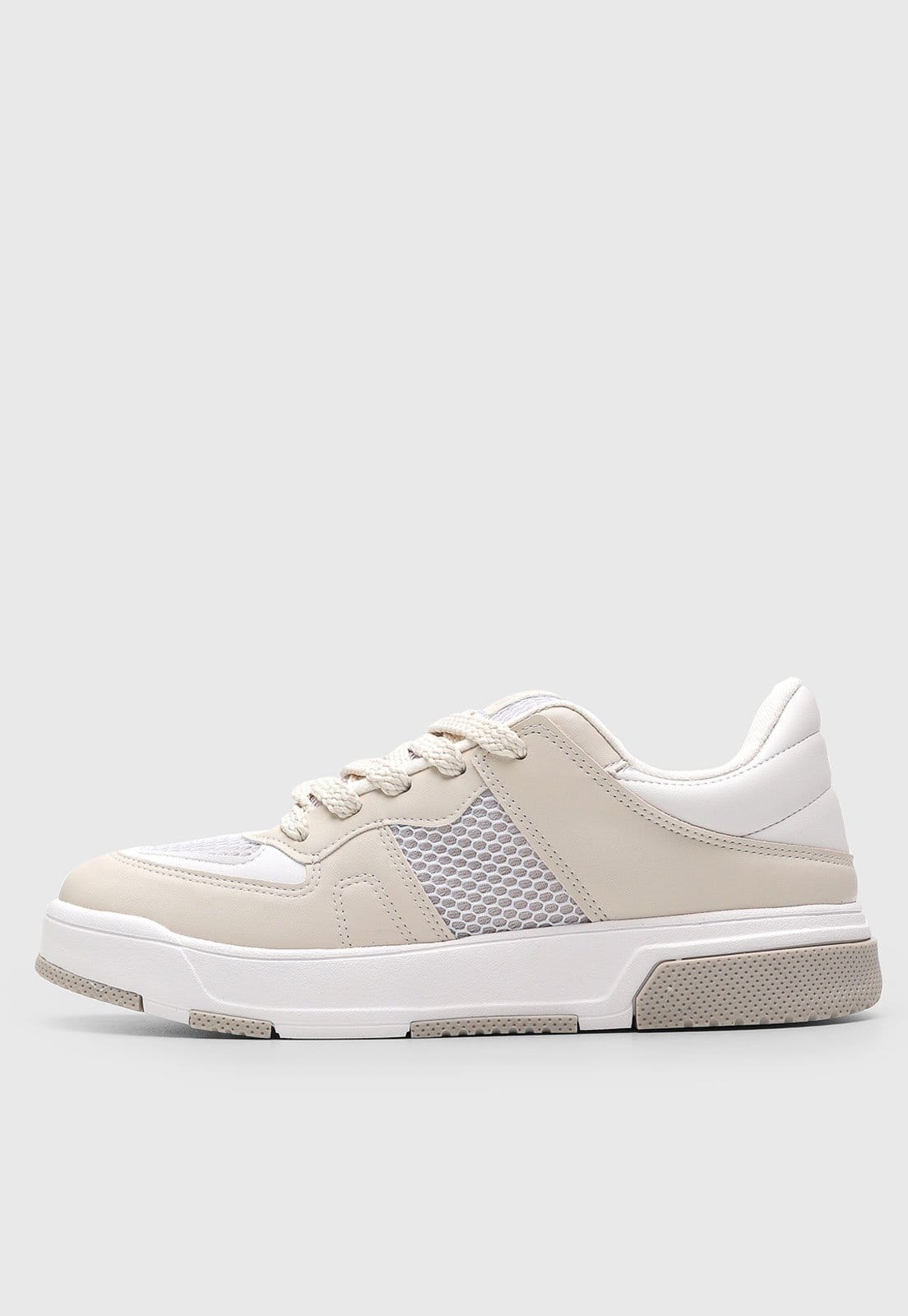 Tênis Feminino Vizzano Mesh Off-White