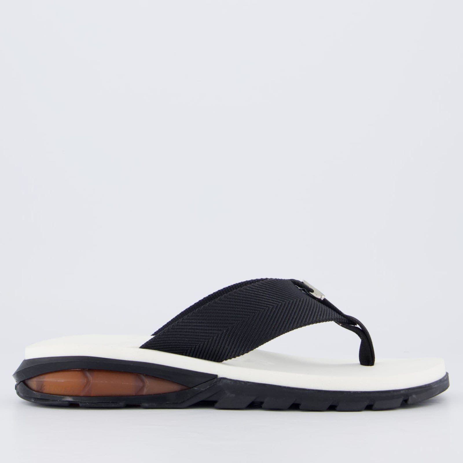 Vista 2 Chinelo Kenner Orak Feminino e Preto Kenner branco